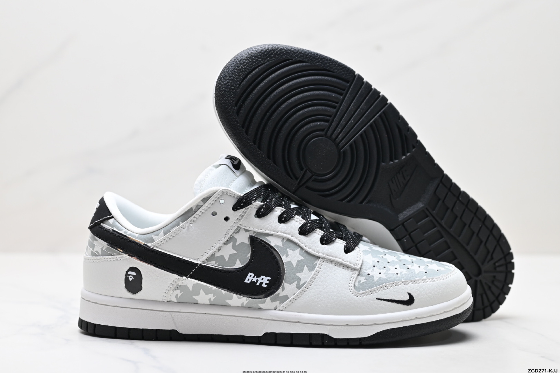 300 NK Dunk Low Retro “DIY高端定制” 低帮休闲运动板鞋  CS1688-104