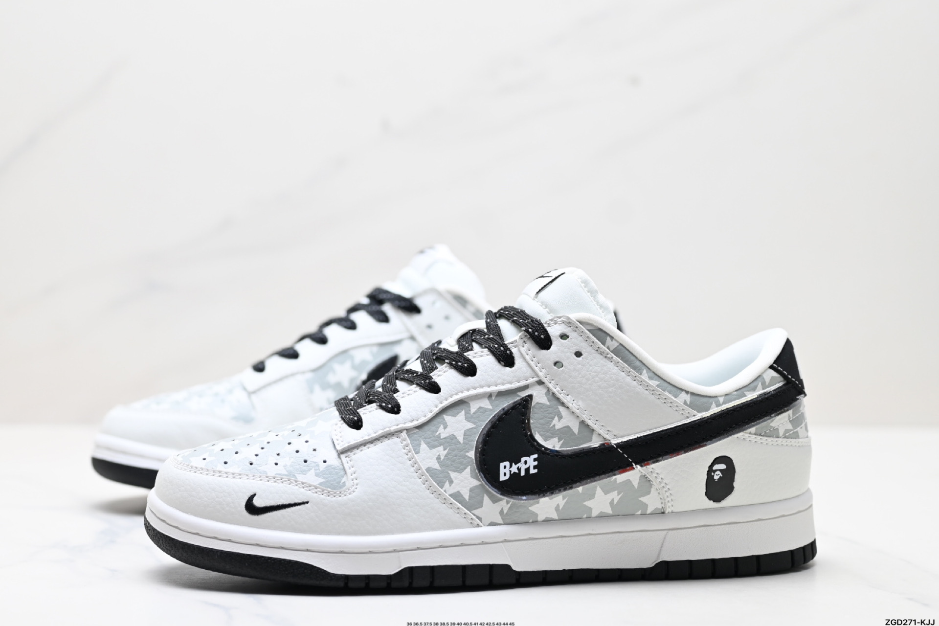 300 NK Dunk Low Retro “DIY高端定制” 低帮休闲运动板鞋  CS1688-104