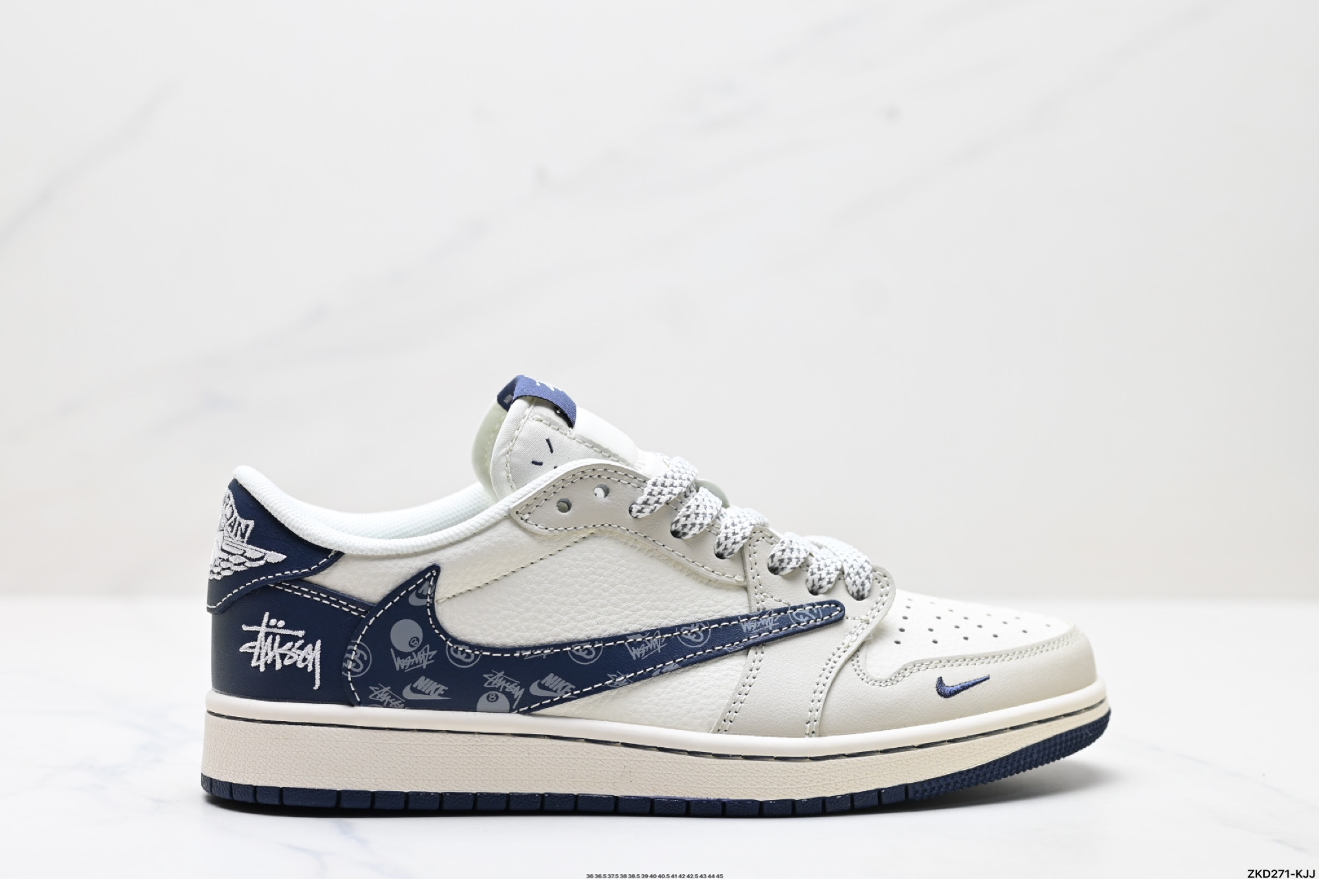 280 AJ1倒勾Travis Scott x Air Jordan 1 ” Reverse Mocha “ AJ1乔1 TS 闪电 联名倒钩 低帮文化篮球鞋  JJ2508-551