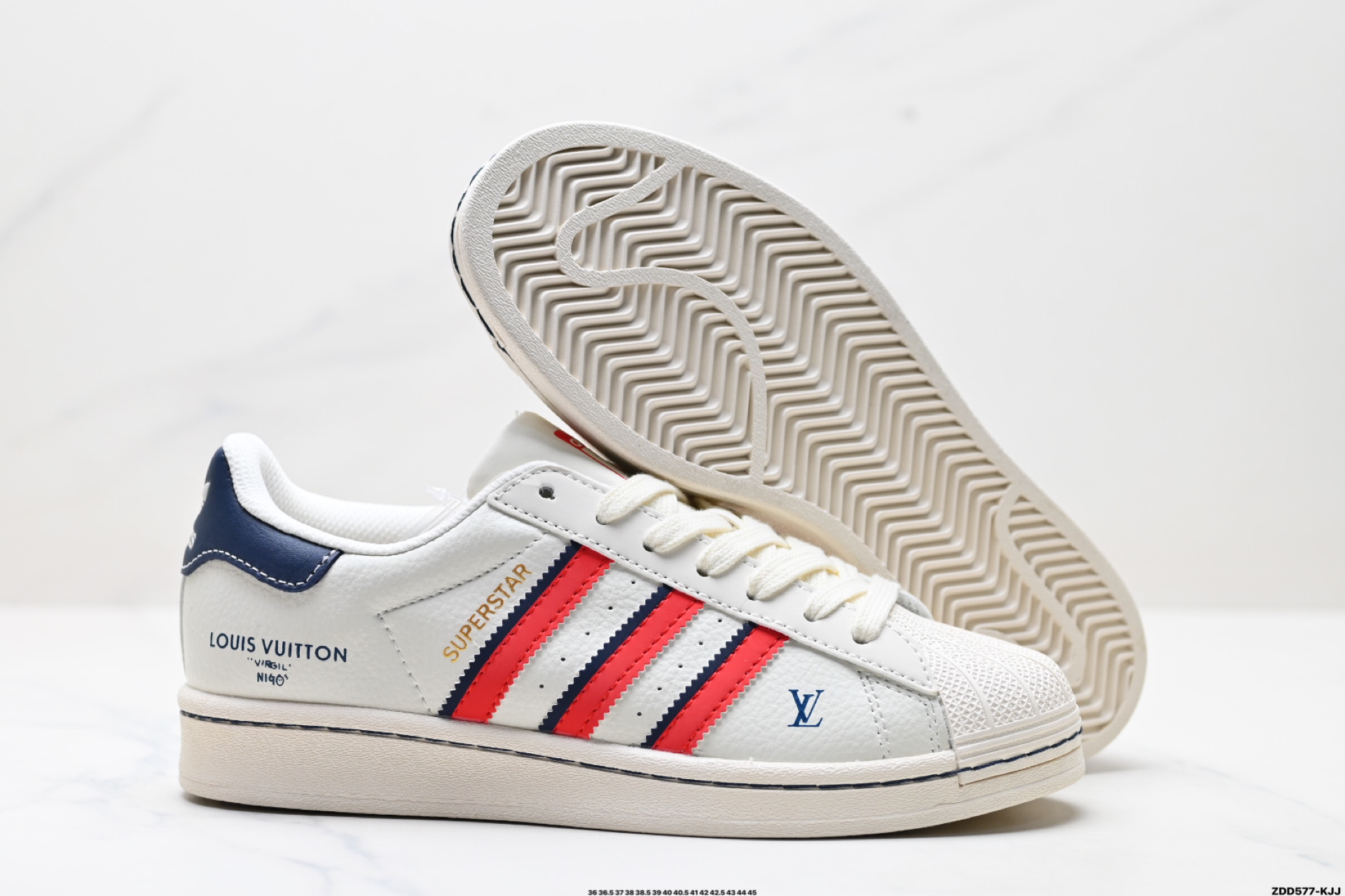 240 阿迪达斯Adidas三叶草 Originals Superstar贝壳头’DIY’系列低帮经典百搭休闲运动板鞋   JY8901