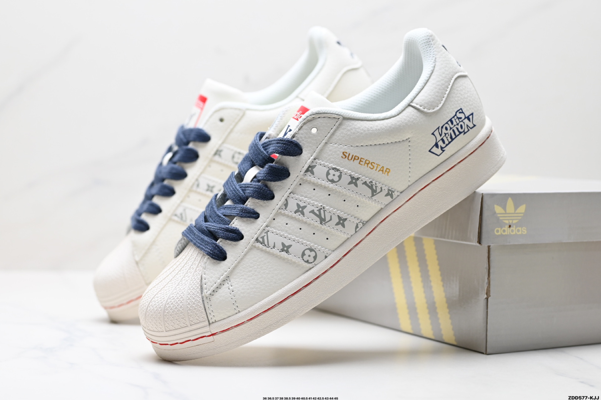 240 阿迪达斯Adidas三叶草 Originals Superstar贝壳头’DIY’系列低帮经典百搭休闲运动板鞋   JY8901