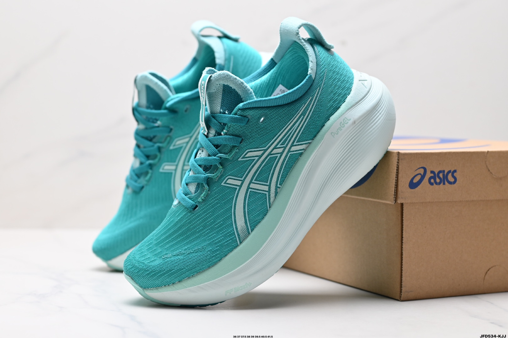 180 Asics Gel-Nimbus 27 舒适防滑耐磨低帮休闲跑步鞋 1012B753-400