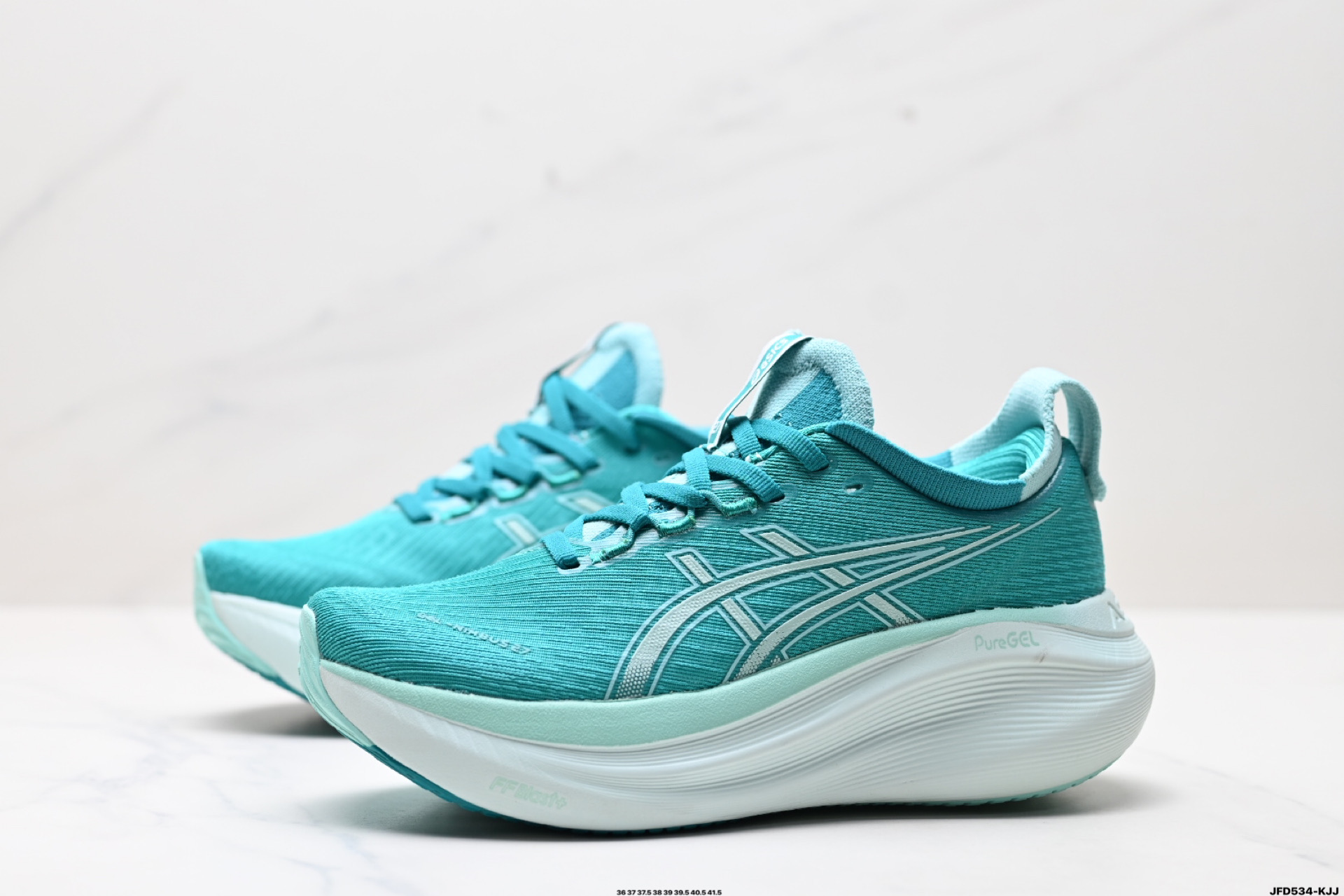 180 Asics Gel-Nimbus 27 舒适防滑耐磨低帮休闲跑步鞋 1012B753-400