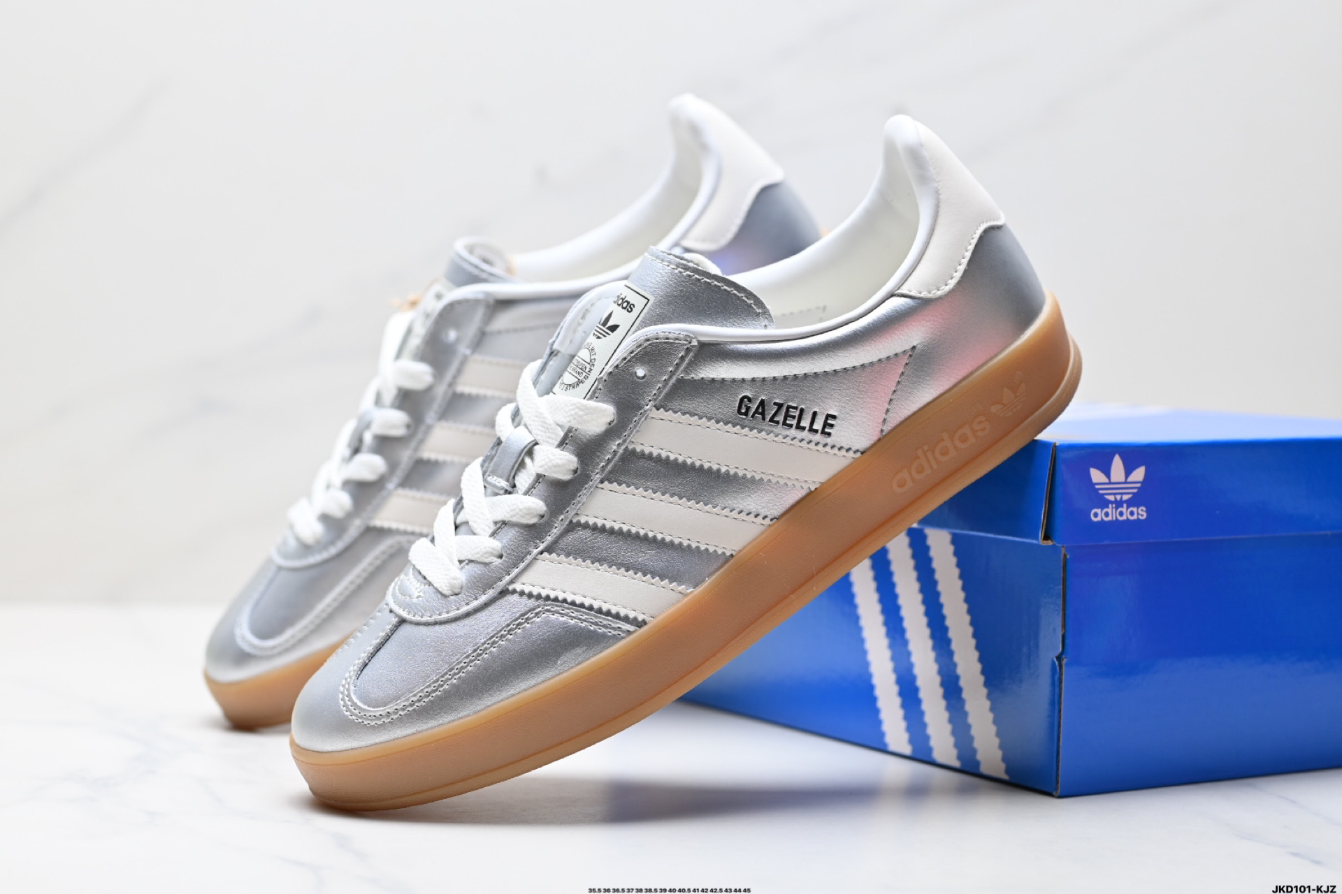 170 adidas Originals Gazelle INdoor 三叶草休闲防滑耐磨低帮板鞋  JR1206