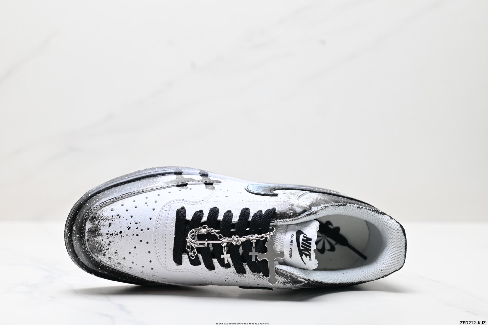 270 NIKE COURT VISION LO ‘DIY’定制 低帮百搭 透气休闲运动板鞋  DH2987-099