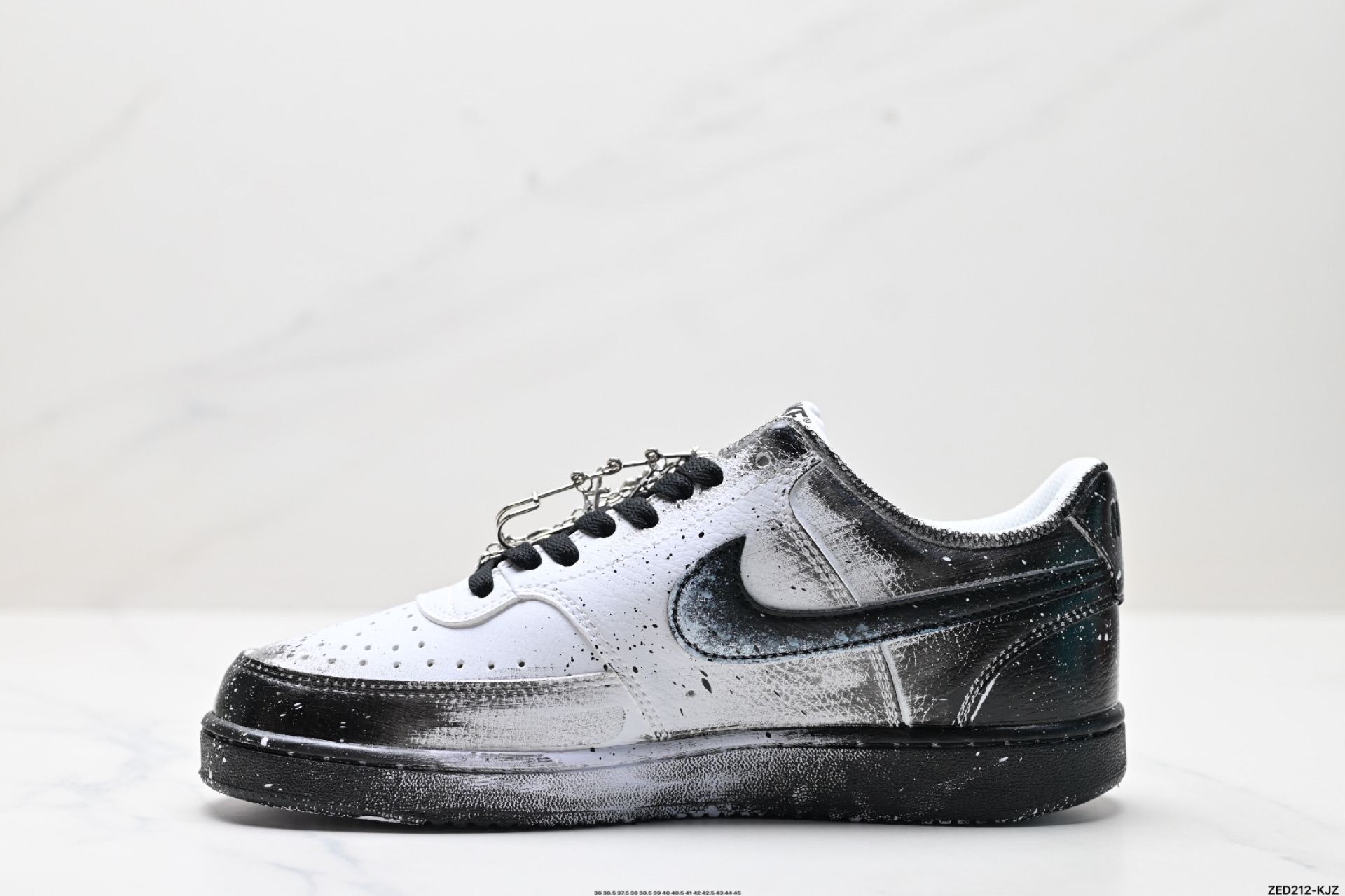 270 NIKE COURT VISION LO ‘DIY’定制 低帮百搭 透气休闲运动板鞋  DH2987-099