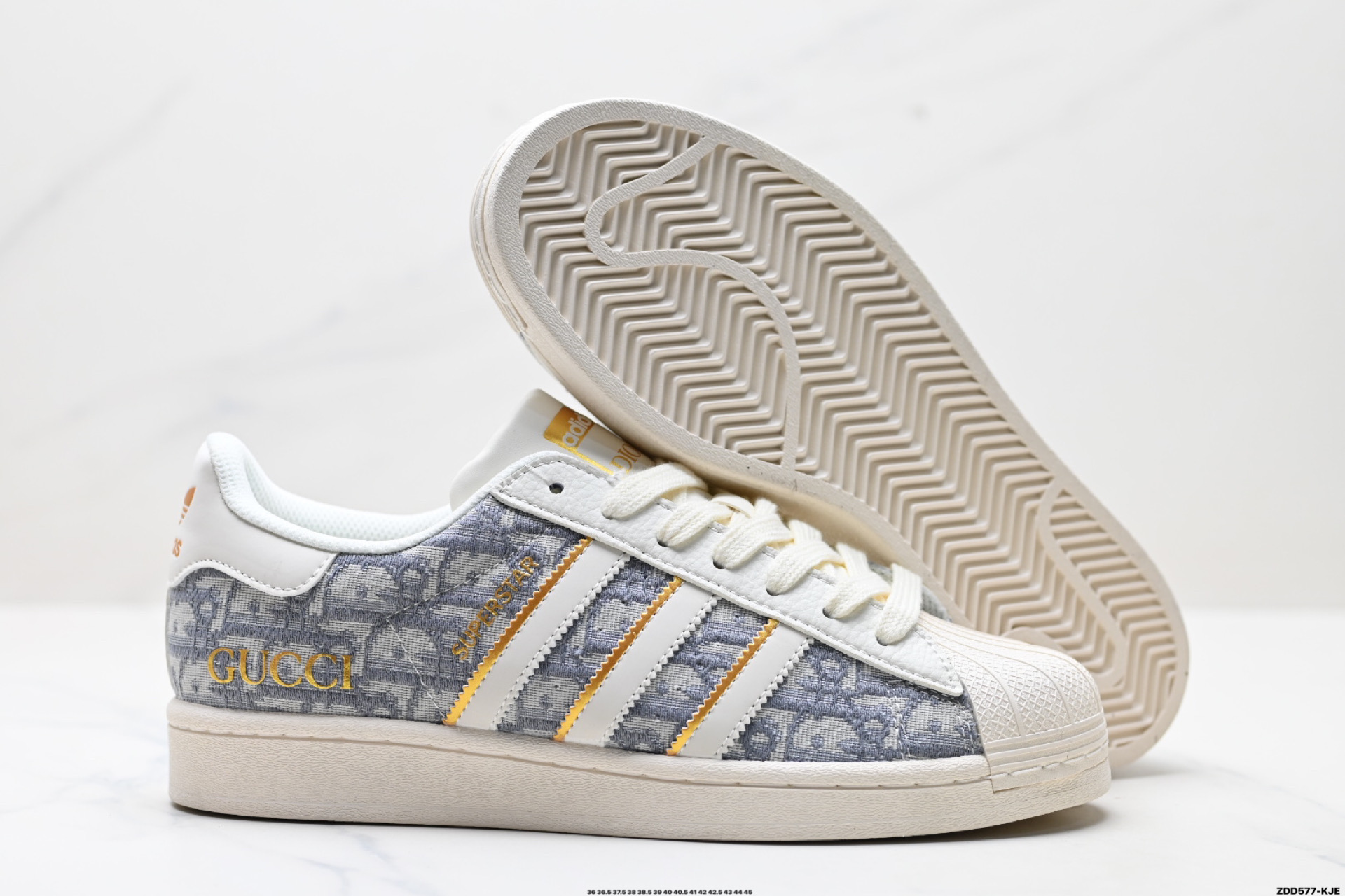 240 阿迪达斯Adidas三叶草 Originals Superstar贝壳头’DIY’系列低帮经典百搭休闲运动板鞋  JY8906