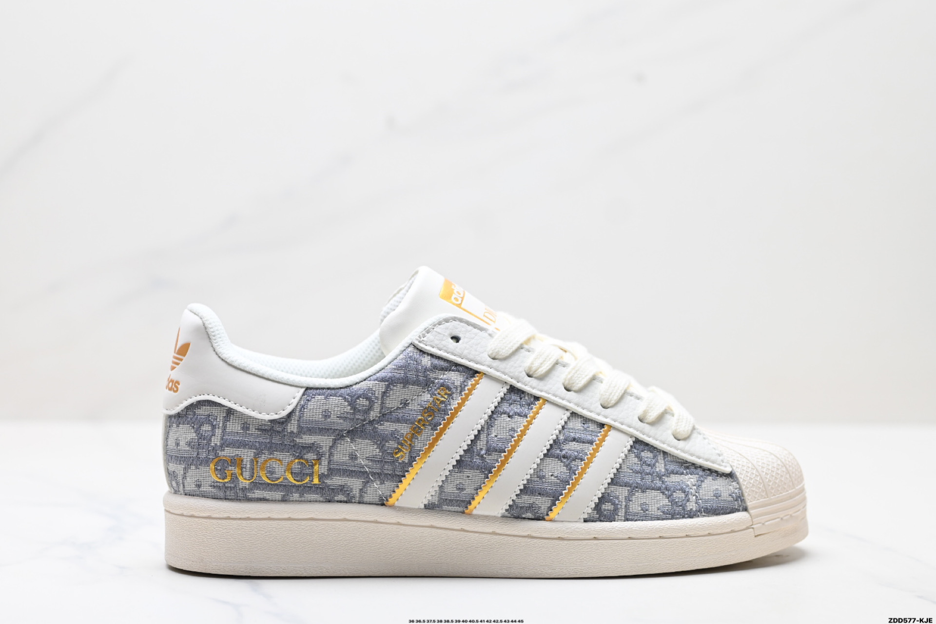 240 阿迪达斯Adidas三叶草 Originals Superstar贝壳头’DIY’系列低帮经典百搭休闲运动板鞋  JY8906