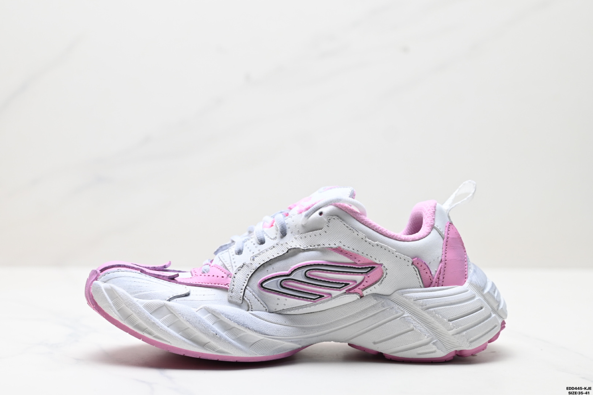 480 Balenciaga巴黎世家 Monday 牛皮革 圆头系带 低帮复古老爹鞋   825417 WDTSC 5191