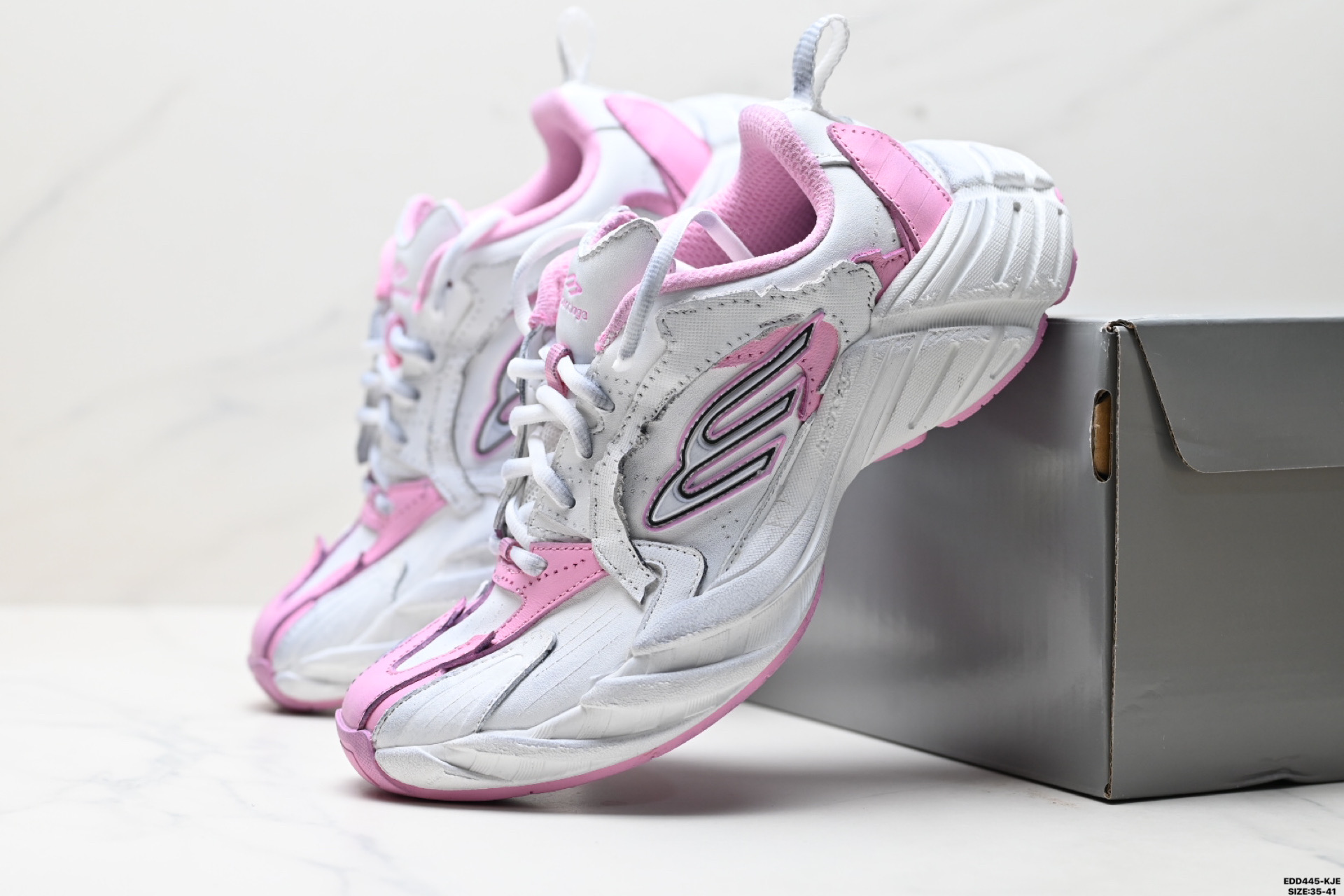 480 Balenciaga巴黎世家 Monday 牛皮革 圆头系带 低帮复古老爹鞋   825417 WDTSC 5191