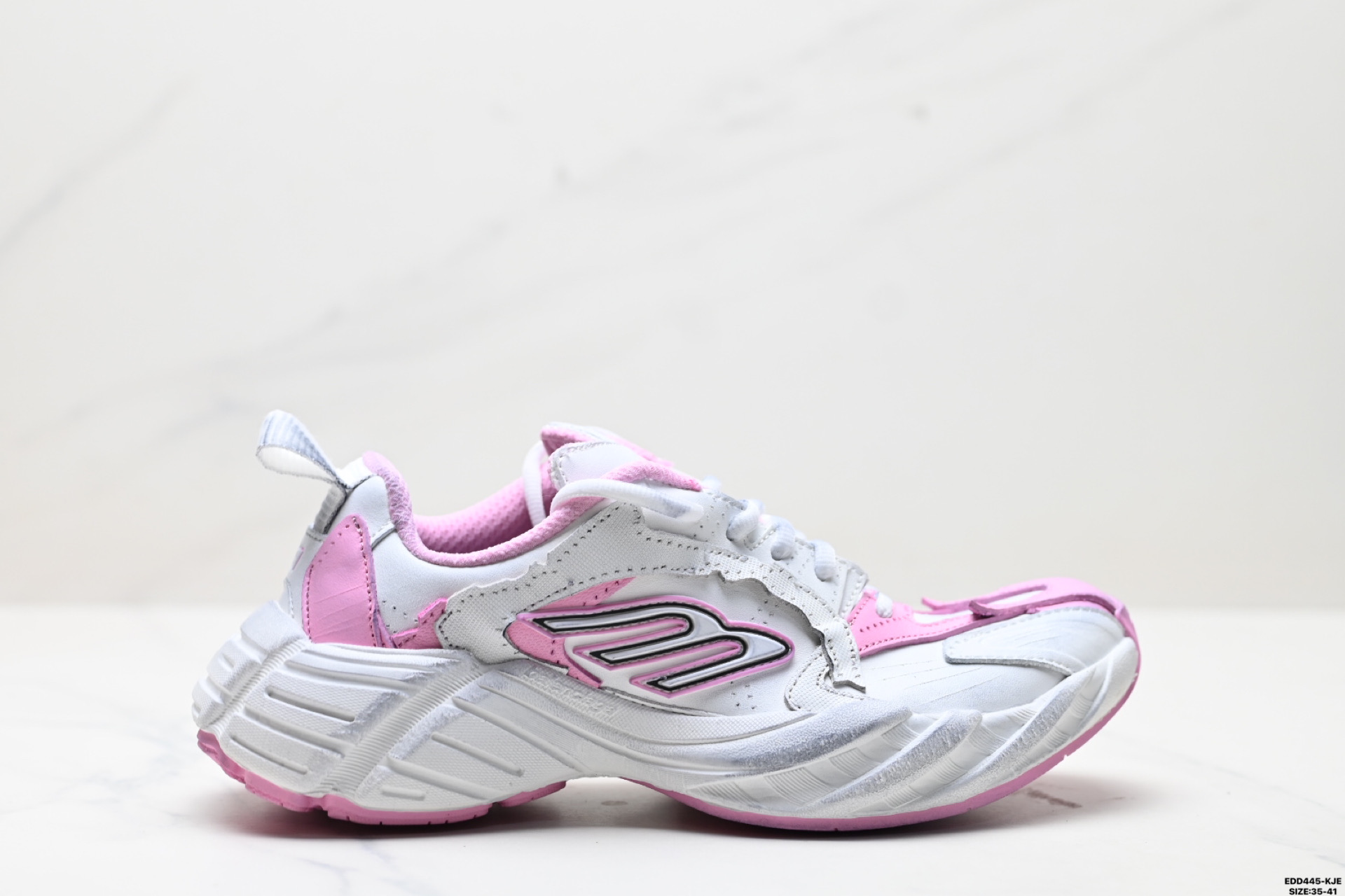 480 Balenciaga巴黎世家 Monday 牛皮革 圆头系带 低帮复古老爹鞋   825417 WDTSC 5191
