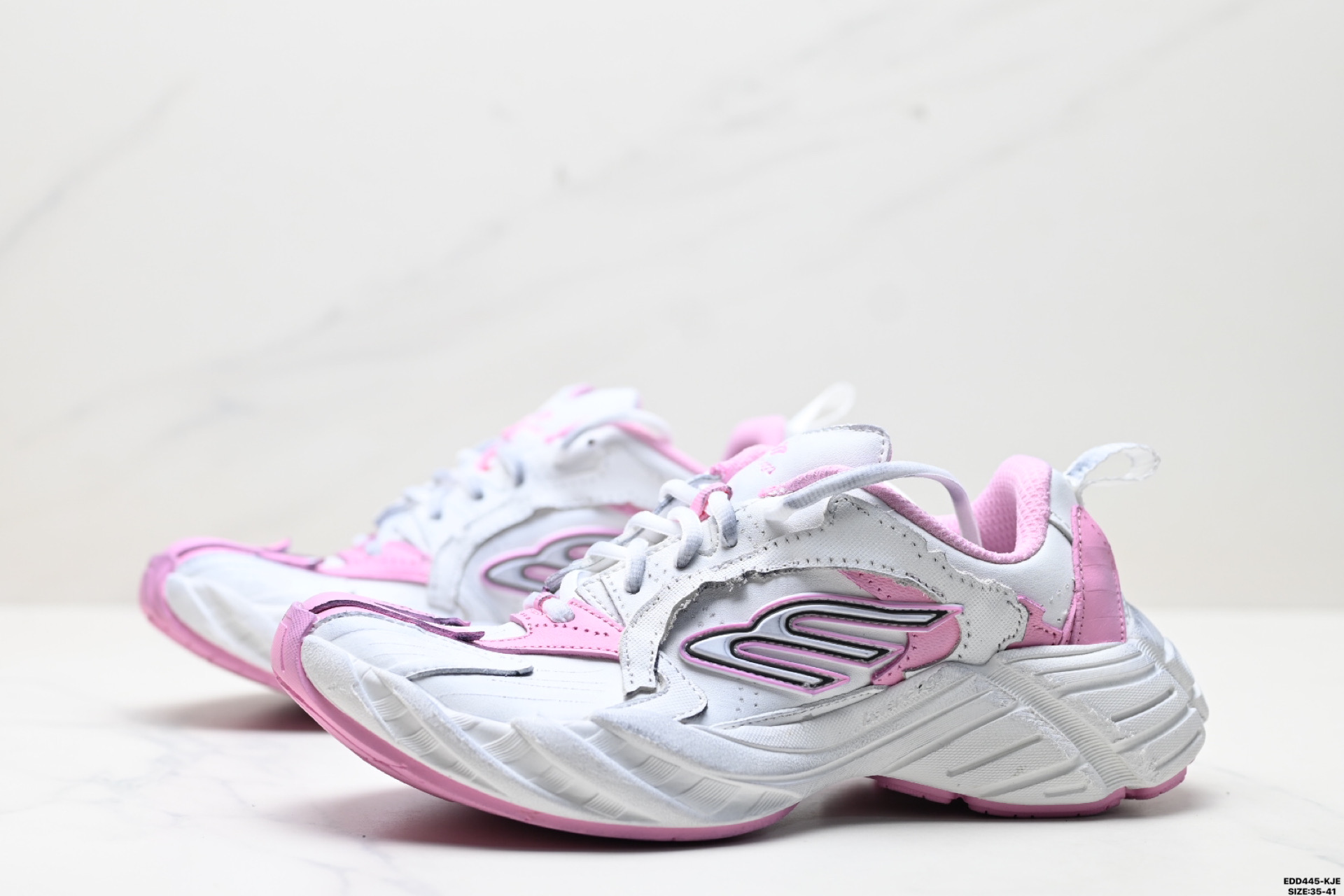 480 Balenciaga巴黎世家 Monday 牛皮革 圆头系带 低帮复古老爹鞋   825417 WDTSC 5191
