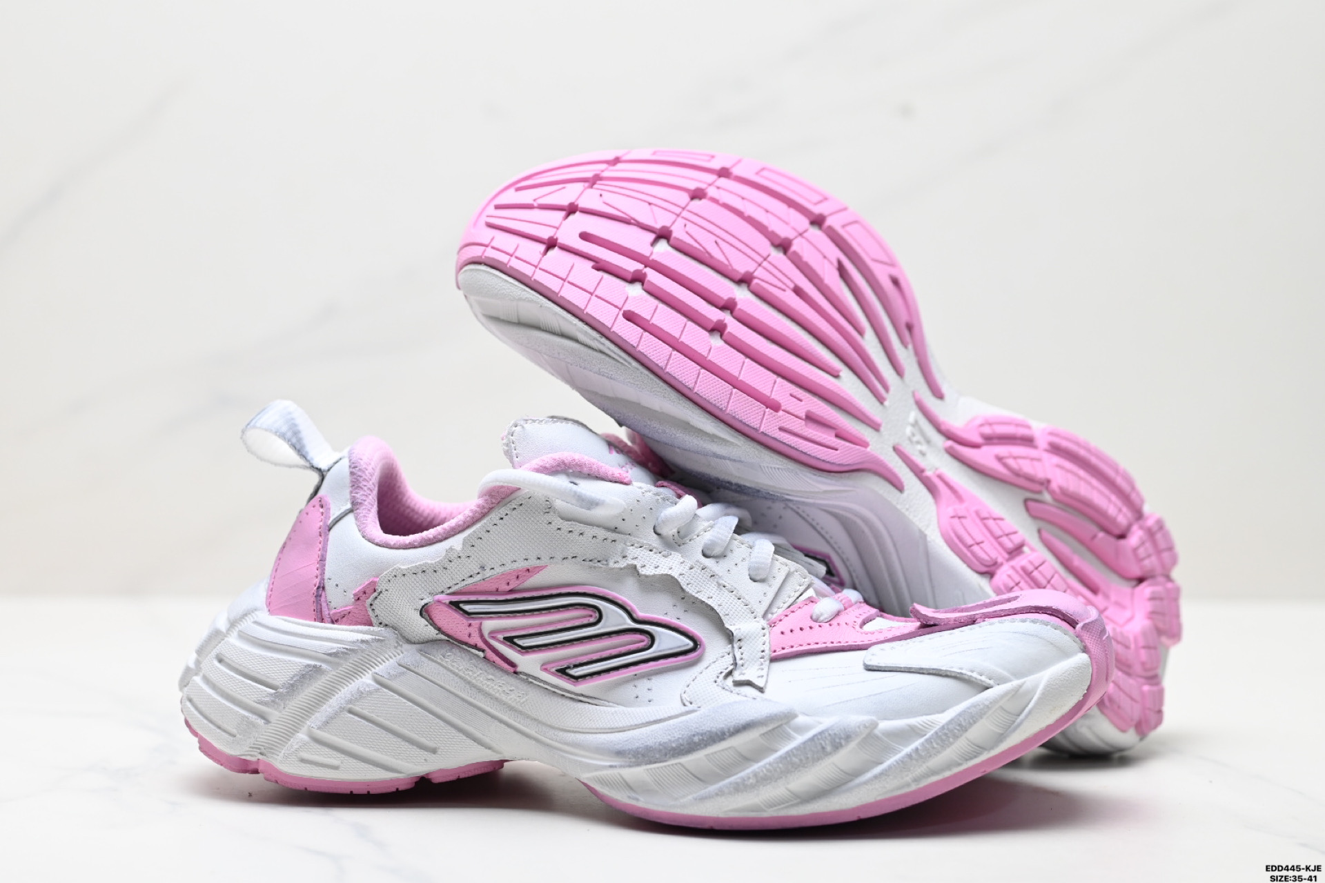 480 Balenciaga巴黎世家 Monday 牛皮革 圆头系带 低帮复古老爹鞋   825417 WDTSC 5191