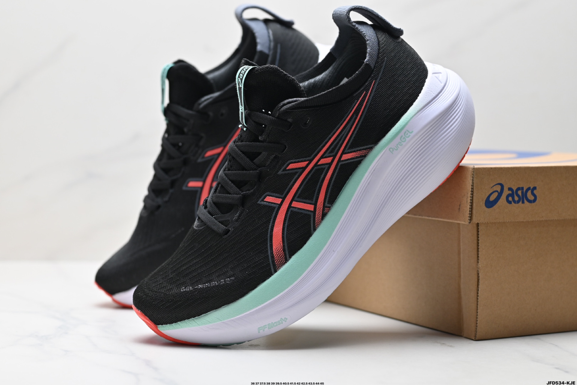 180 Asics Gel-Nimbus 27 舒适防滑耐磨低帮休闲跑步鞋  1011B958-001