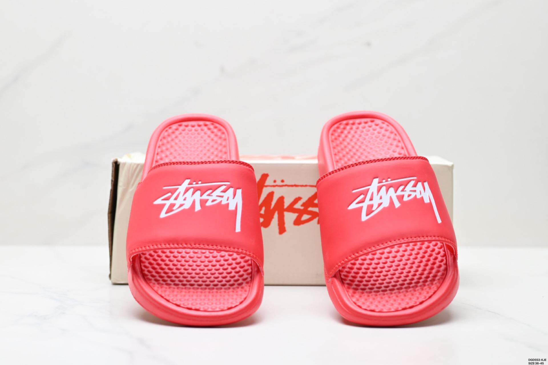 80 NiKE斯图西拖鞋联名款stussy拖鞋沙滩情侣休闲外穿一字拖  CW2787-300