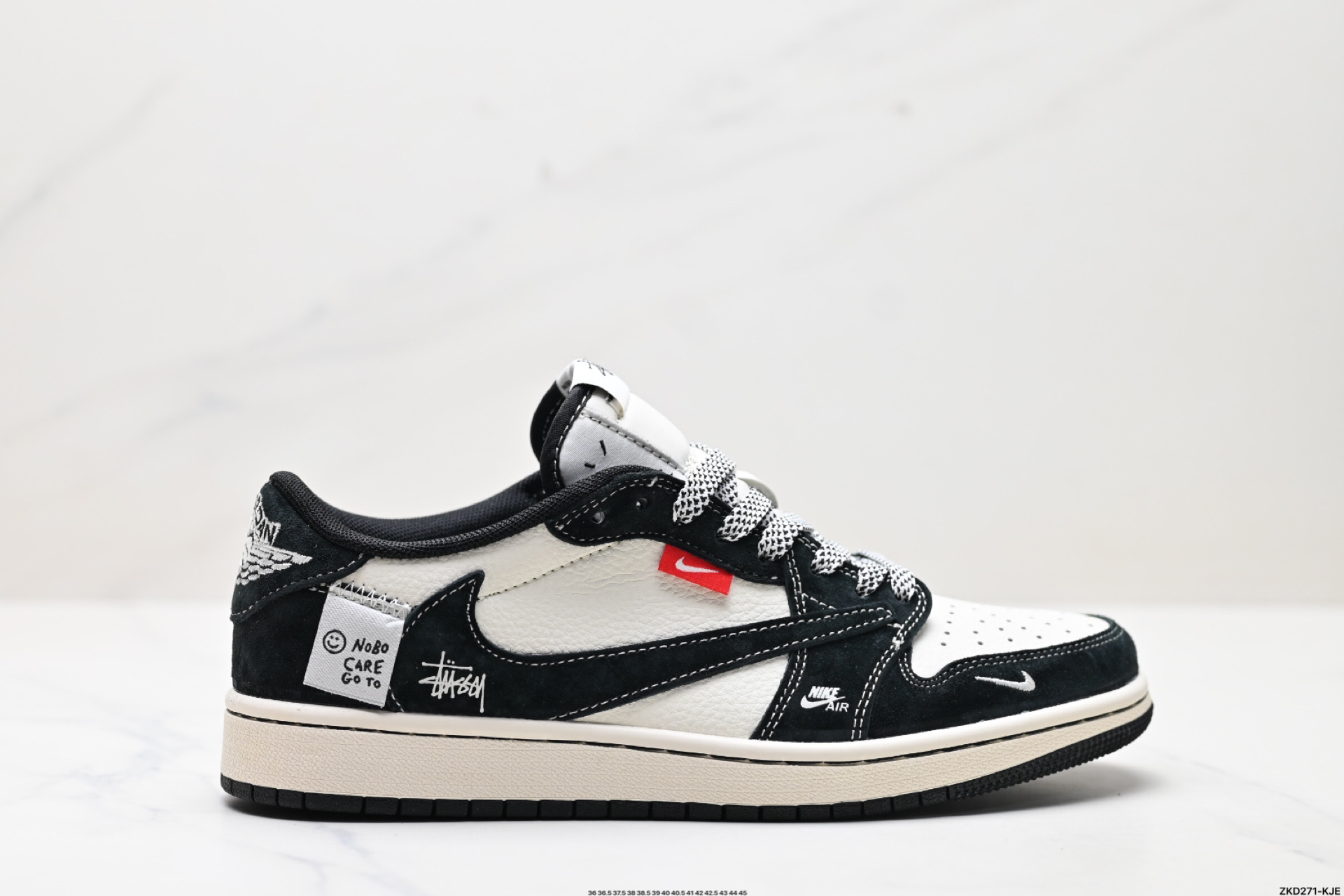 280 AJ1倒勾Travis Scott x Air Jordan 1 ” Reverse Mocha “ AJ1乔1 TS 闪电 联名倒钩 低帮文化篮球鞋 YX5066-299