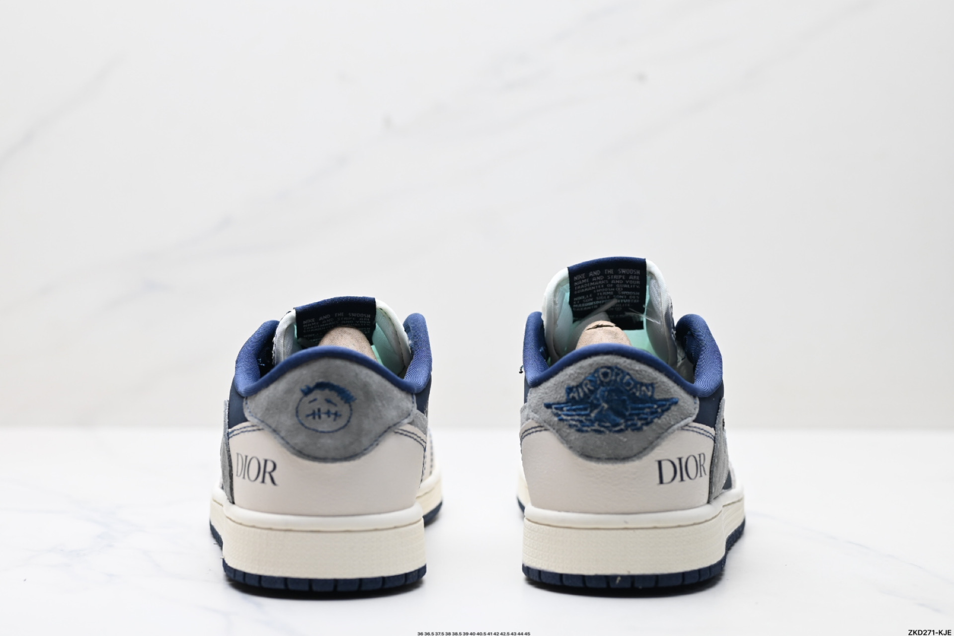 280 AJ1倒勾Travis Scott x Air Jordan 1 ” Reverse Mocha “ AJ1乔1 TS 闪电 联名倒钩 低帮文化篮球鞋  XS2024-012