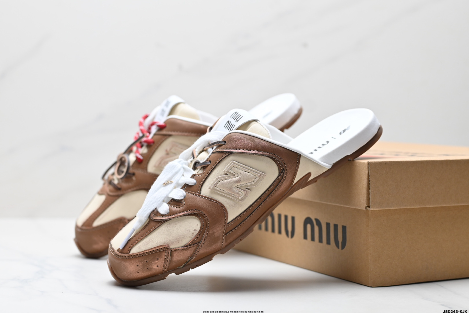 210 MiuMiu x New Balance 530 SL系列低帮经典复古休闲夏季半拖