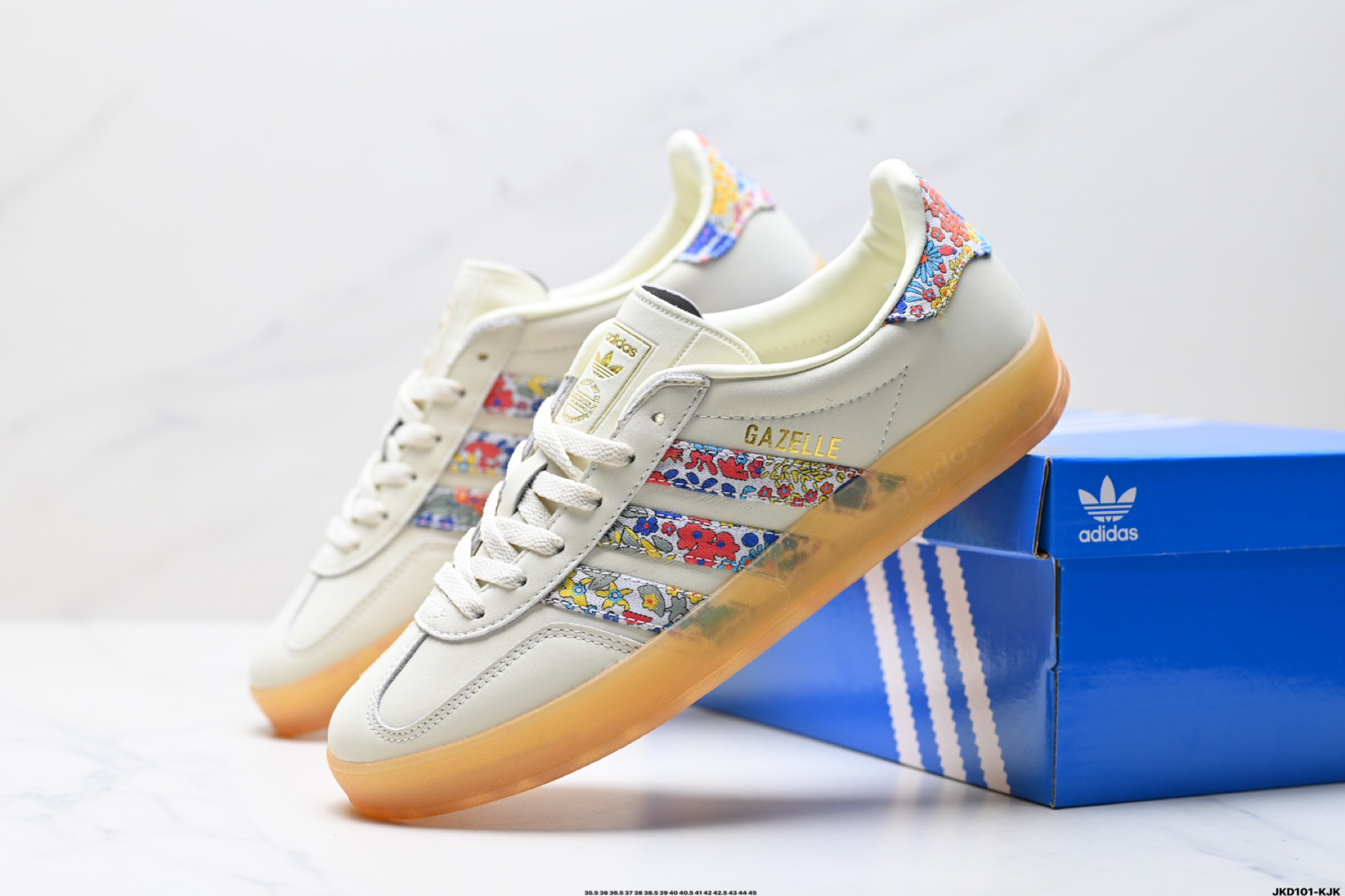 170 adidas Originals Gazelle INdoor 三叶草休闲防滑耐磨低帮板鞋 JH7370