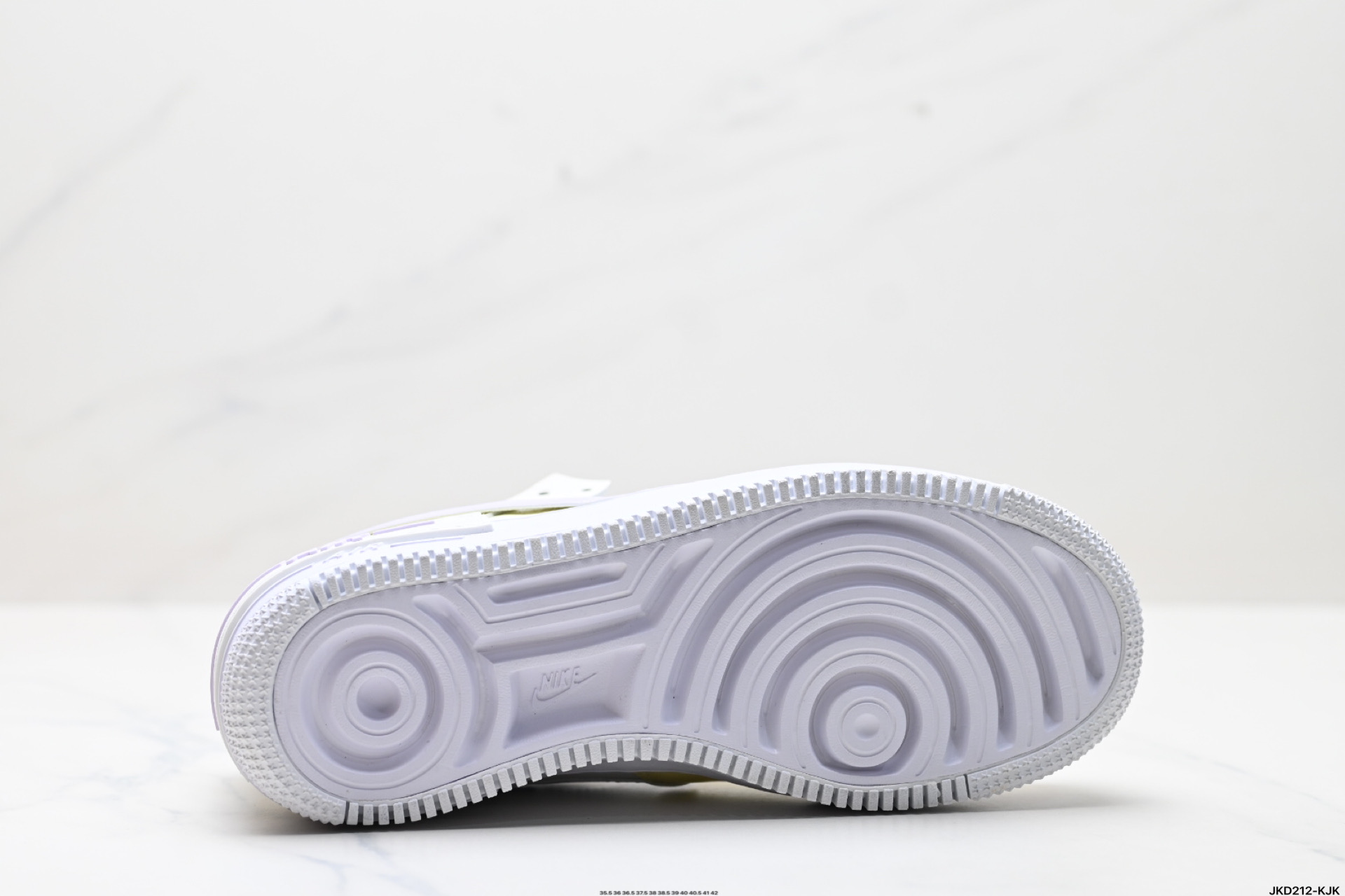 耐克NIKE WMNS Air Force 1 Shadow全新少女系解构主义设计 马卡龙空军一号轻量增高低帮百搭板鞋 DZ1847-113