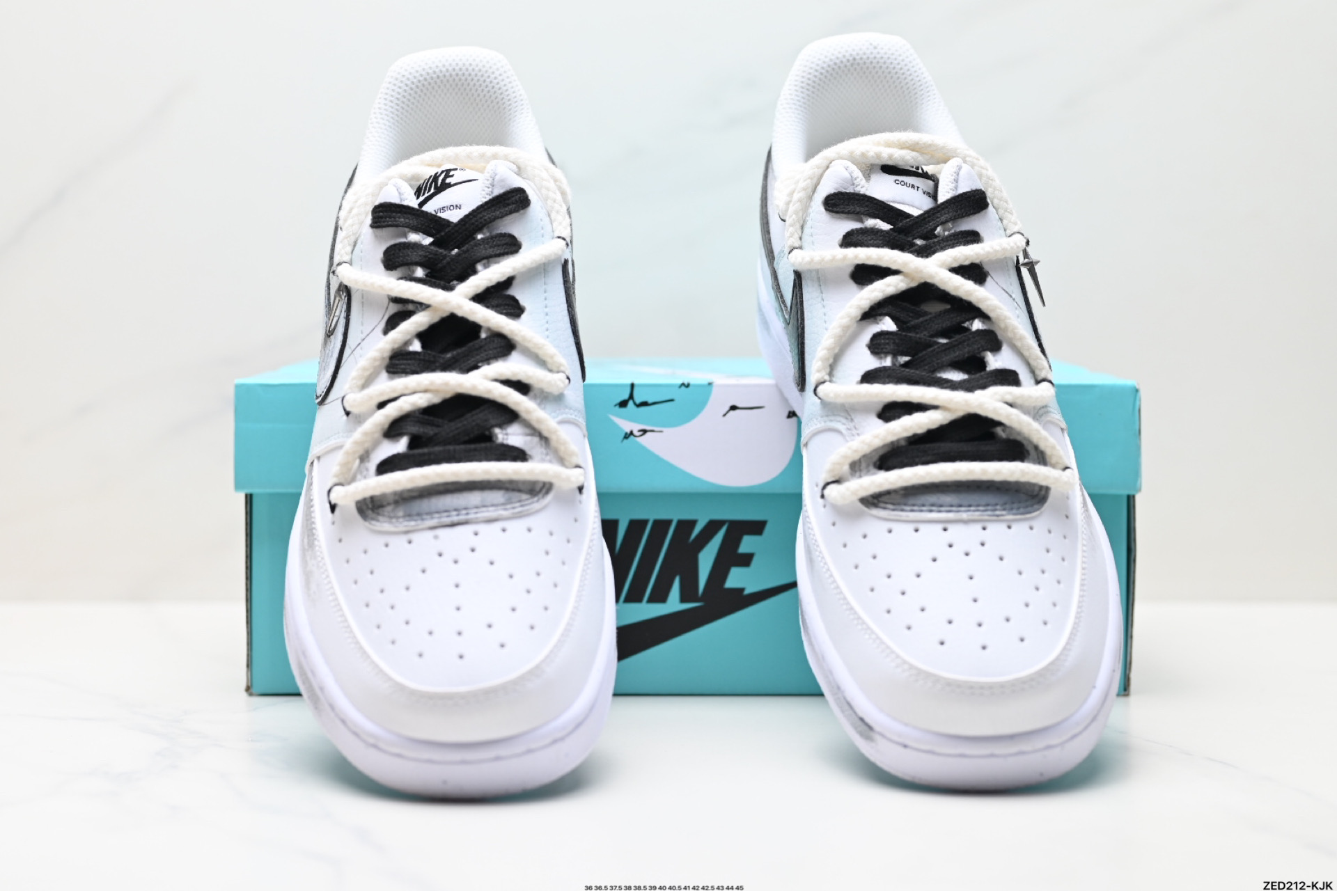 270 NIKE COURT VISION LO ‘DIY’定制 低帮百搭 透气休闲运动板鞋 DH2987-088