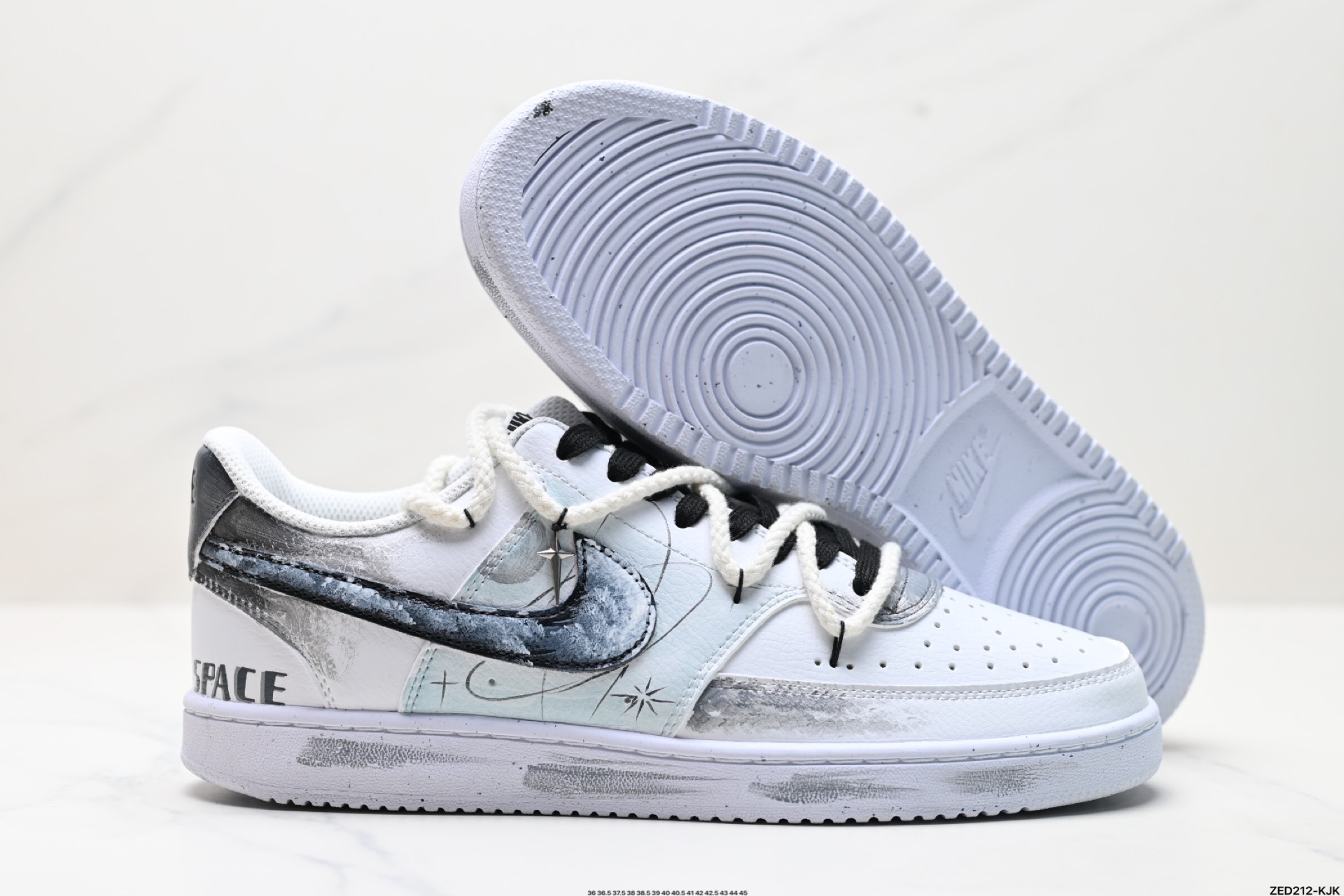 270 NIKE COURT VISION LO ‘DIY’定制 低帮百搭 透气休闲运动板鞋 DH2987-088