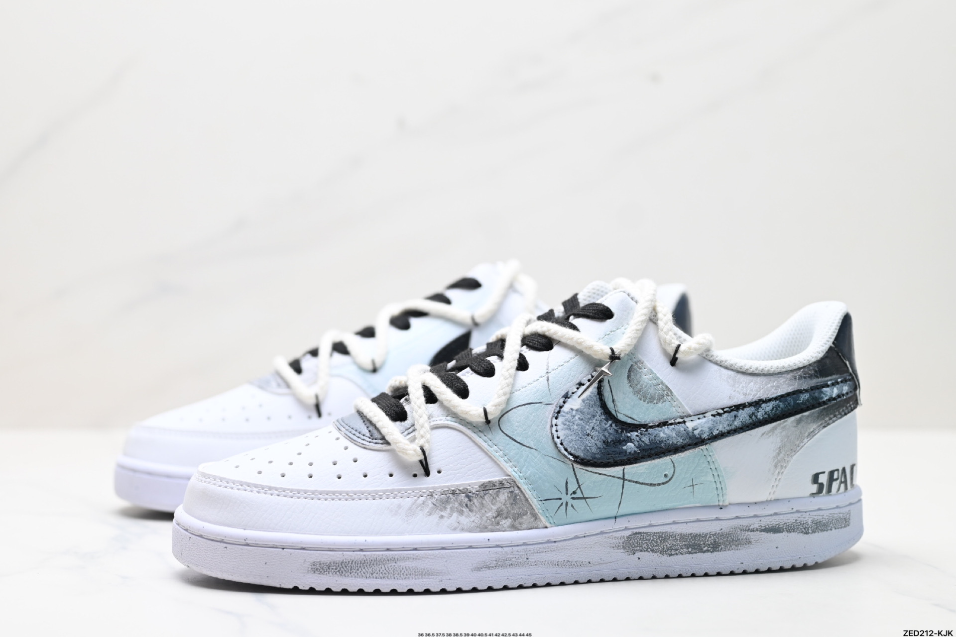 270 NIKE COURT VISION LO ‘DIY’定制 低帮百搭 透气休闲运动板鞋 DH2987-088