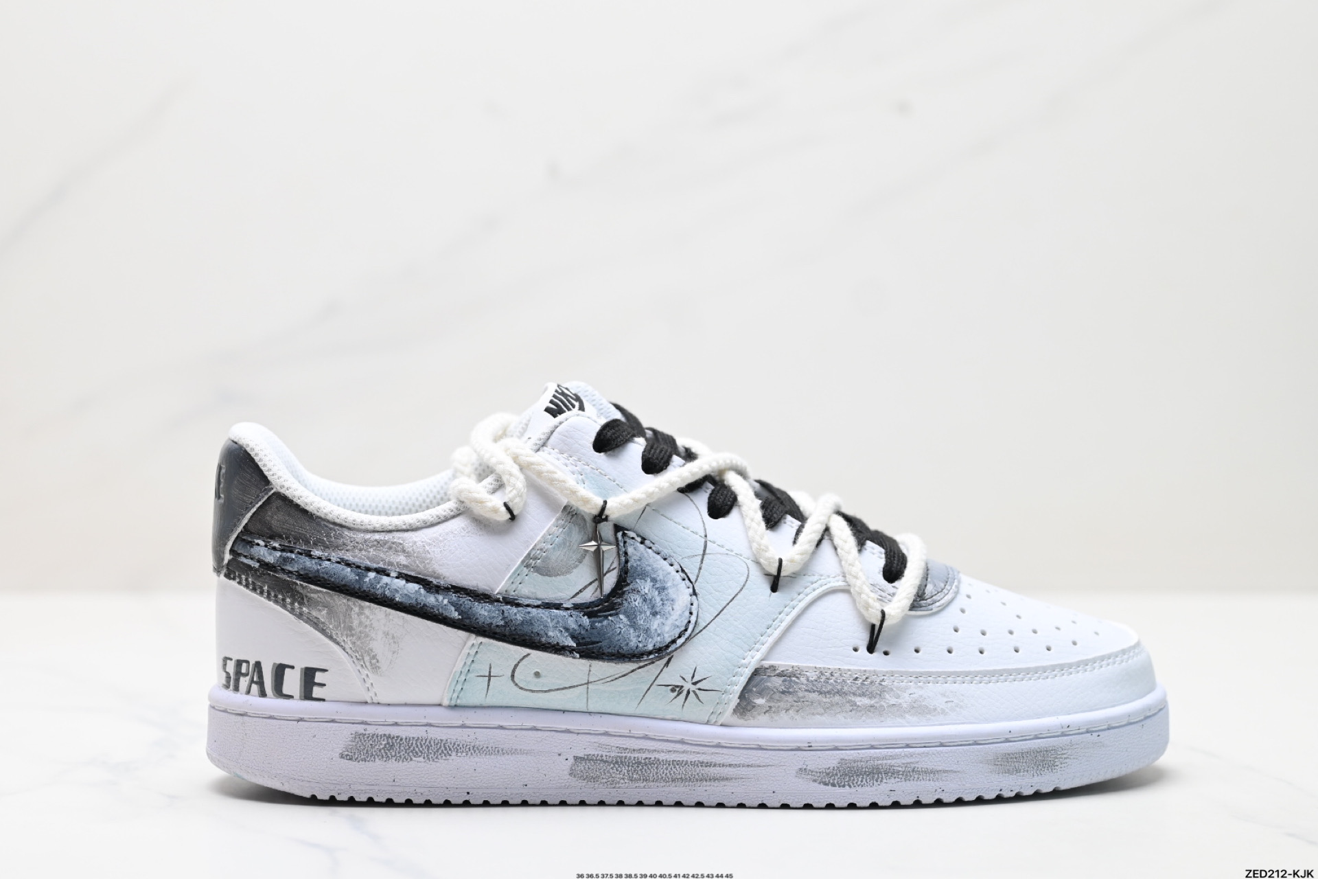 270 NIKE COURT VISION LO ‘DIY’定制 低帮百搭 透气休闲运动板鞋 DH2987-088