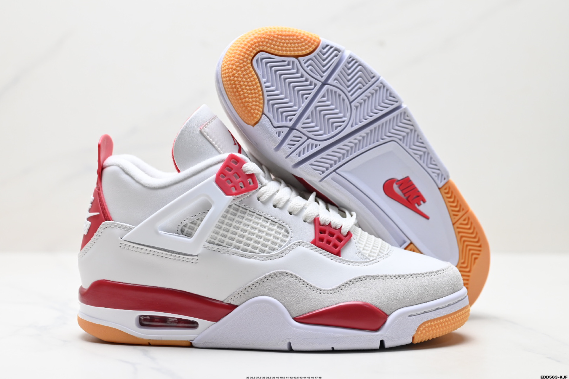 360 Nike Air Jordan 4 Retro 耐克迈克尔·乔丹AJ4代中帮复古休闲运动文化篮球鞋  DR5415-106