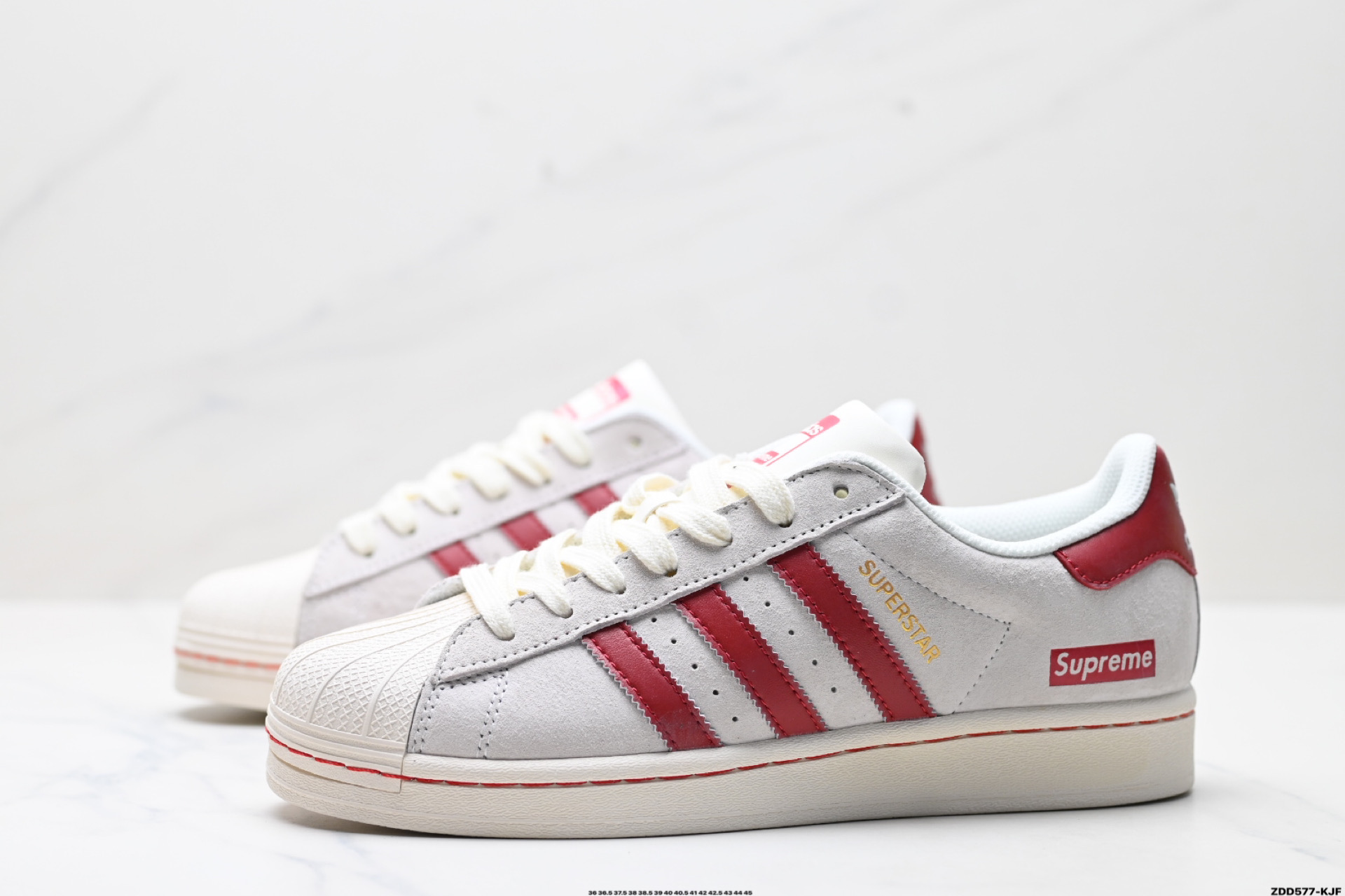 240 阿迪达斯Adidas三叶草 Originals Superstar贝壳头’DIY’系列低帮经典百搭休闲运动板鞋 BZ2526