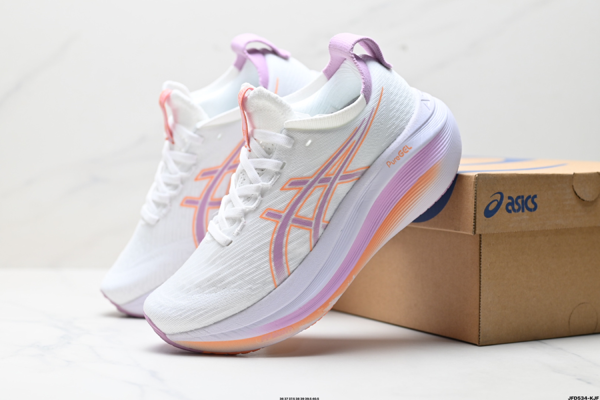 180 Asics Gel-Nimbus 27 舒适防滑耐磨低帮休闲跑步鞋 1012B753-101
