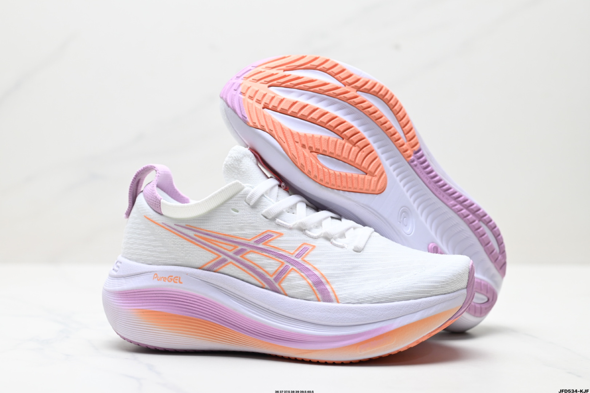 180 Asics Gel-Nimbus 27 舒适防滑耐磨低帮休闲跑步鞋 1012B753-101