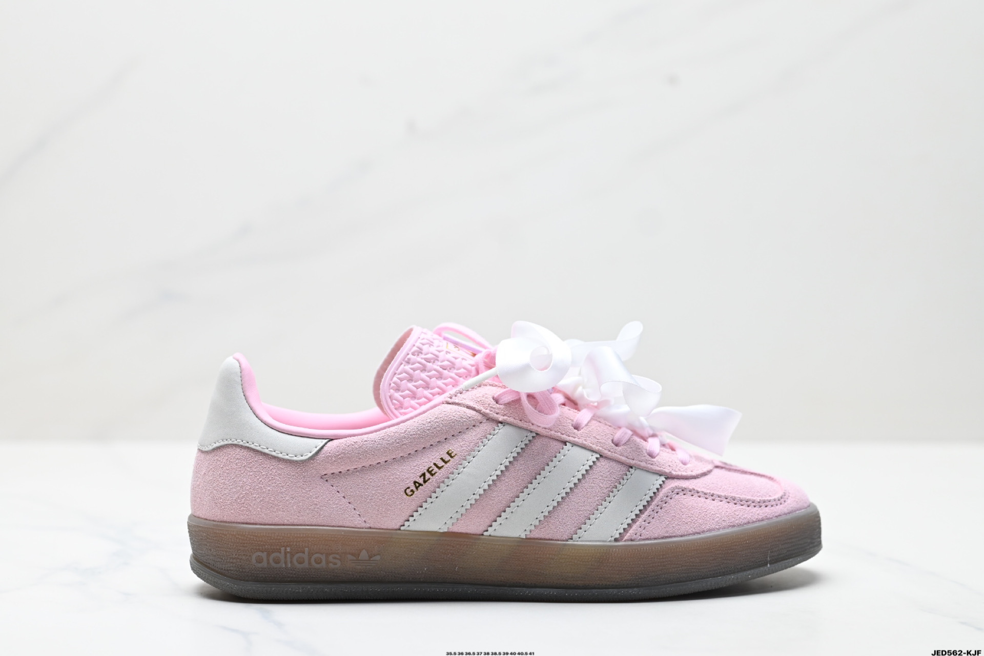 160 adidas Originals Gazelle Indoor 三叶草休闲防滑耐磨低帮板鞋 JI2716