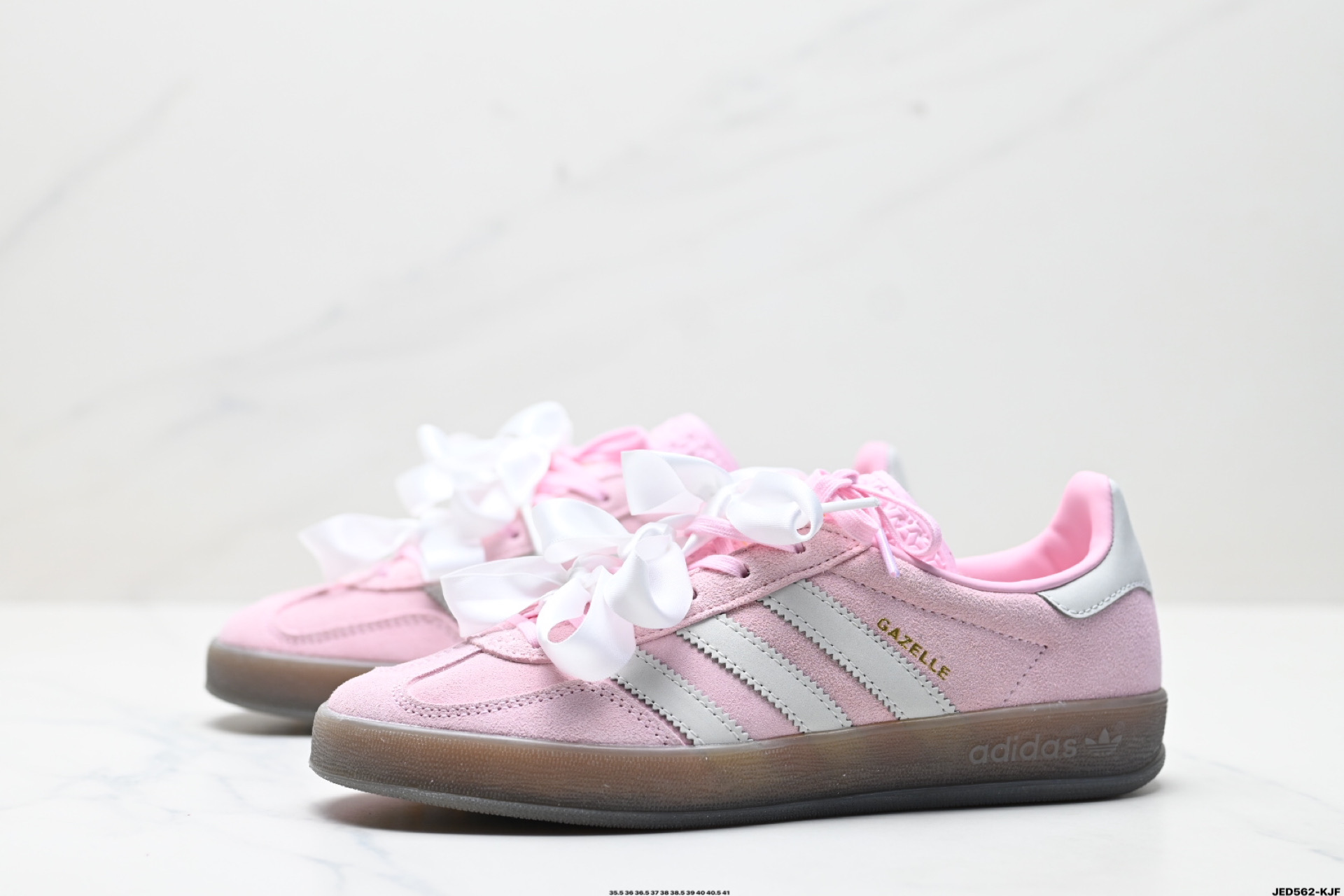 160 adidas Originals Gazelle Indoor 三叶草休闲防滑耐磨低帮板鞋 JI2716