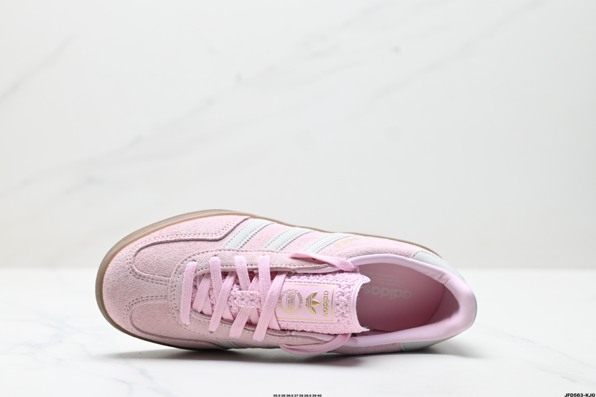 180 adidas Originals Gazelle Indoor 三叶草休闲防滑耐磨低帮板鞋 JI2716