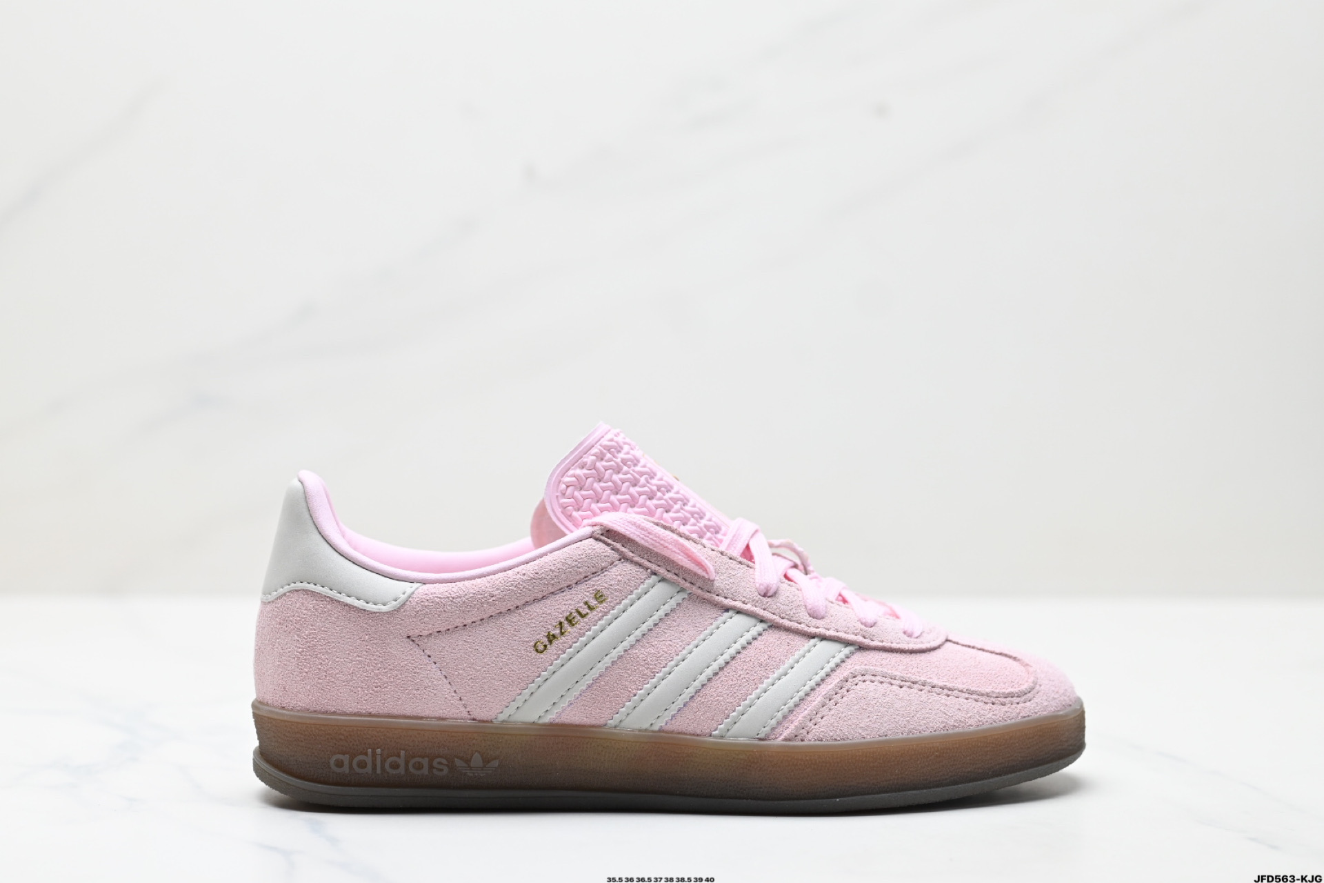 180 adidas Originals Gazelle Indoor 三叶草休闲防滑耐磨低帮板鞋  JI2716