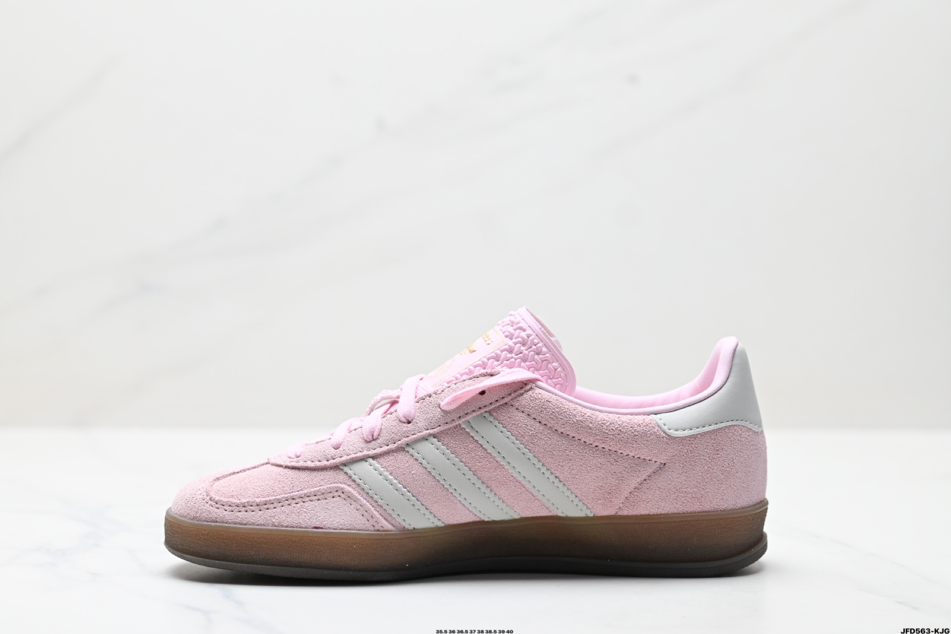 180 adidas Originals Gazelle Indoor 三叶草休闲防滑耐磨低帮板鞋 JI2716