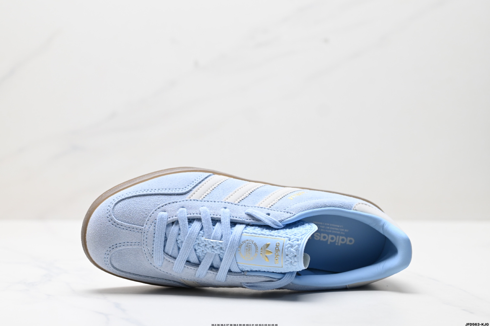 180 adidas Originals Gazelle Indoor 三叶草休闲防滑耐磨低帮板鞋 JI2717