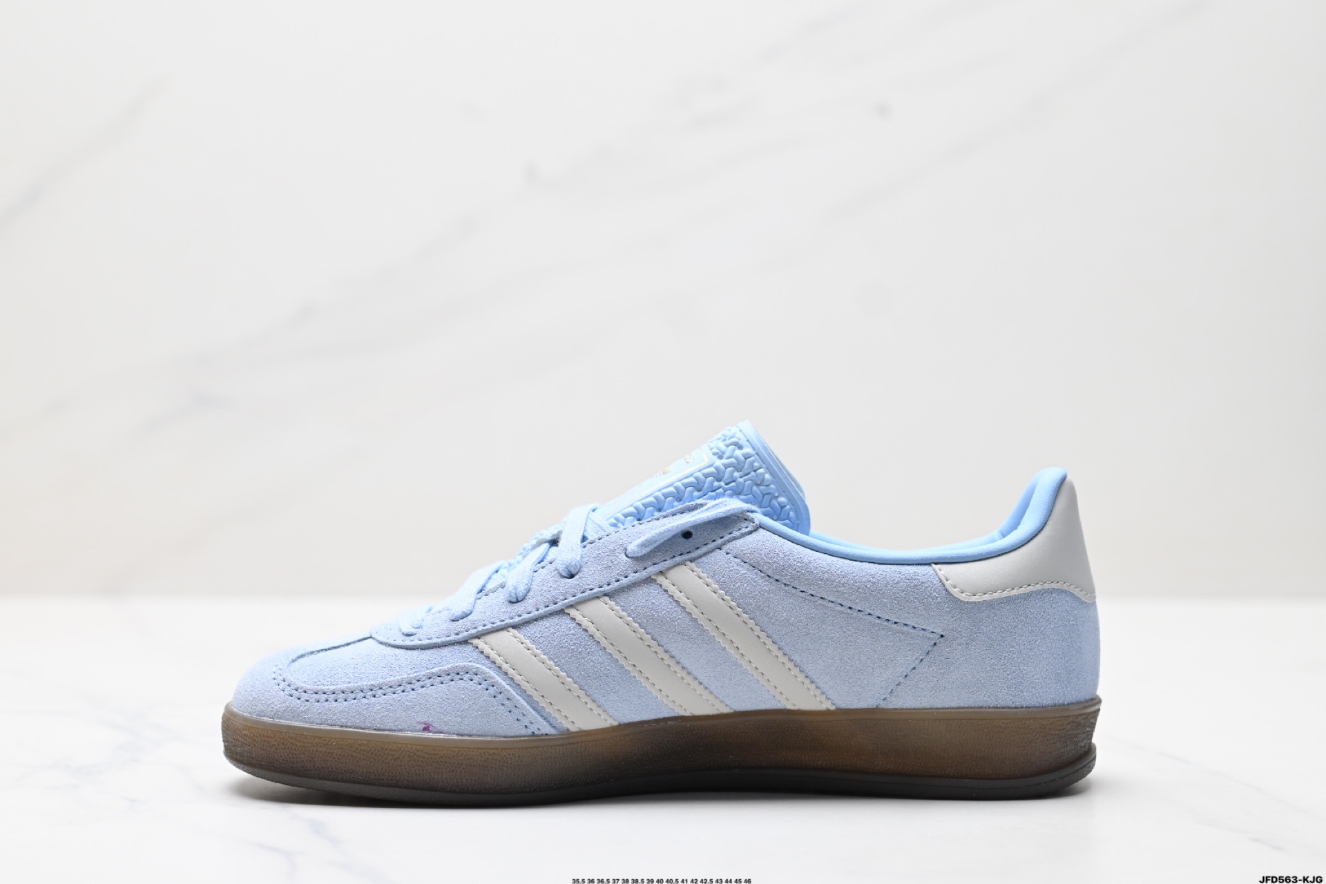 180 adidas Originals Gazelle Indoor 三叶草休闲防滑耐磨低帮板鞋 JI2717