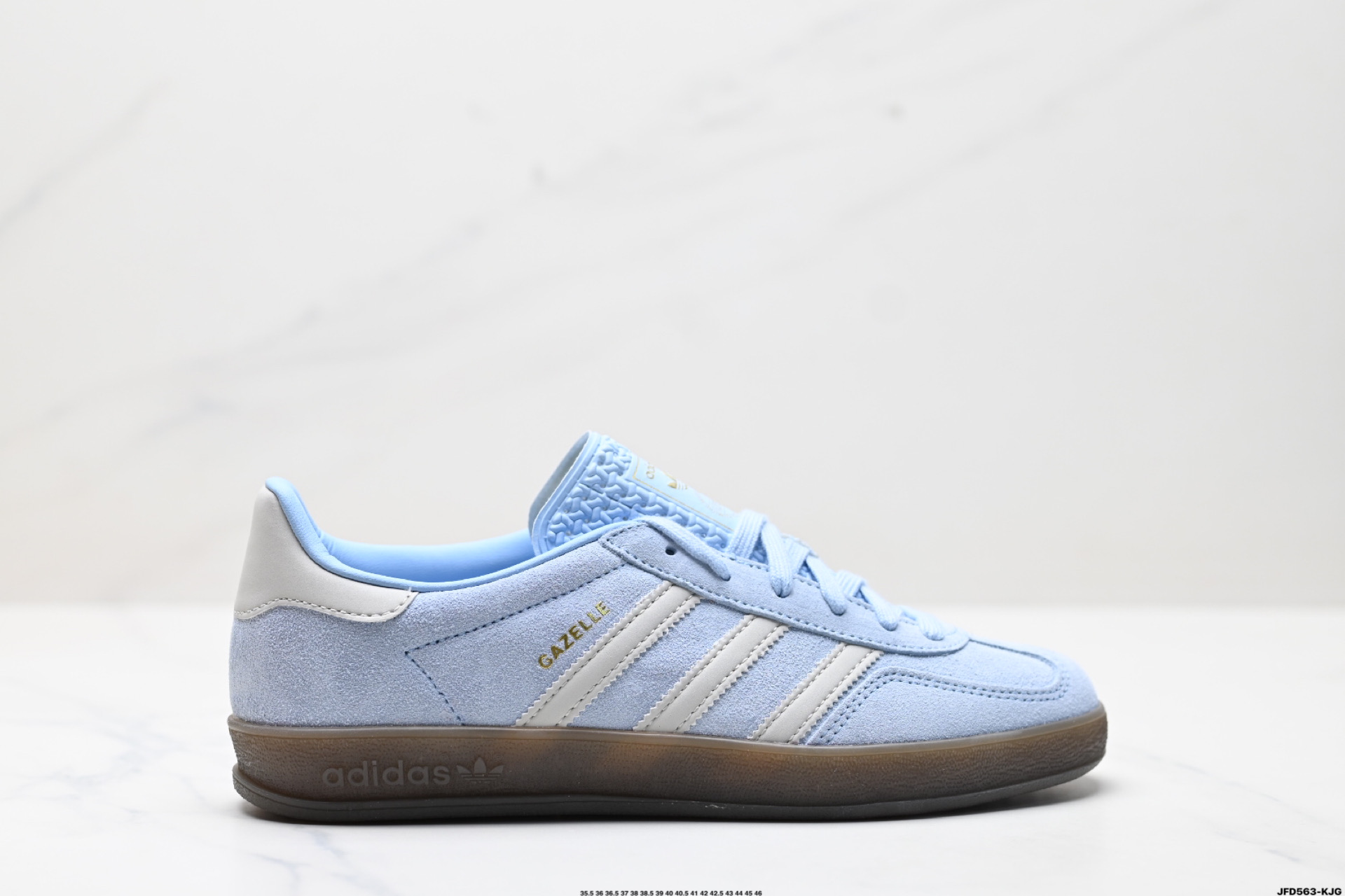 180 adidas Originals Gazelle Indoor 三叶草休闲防滑耐磨低帮板鞋 JI2717