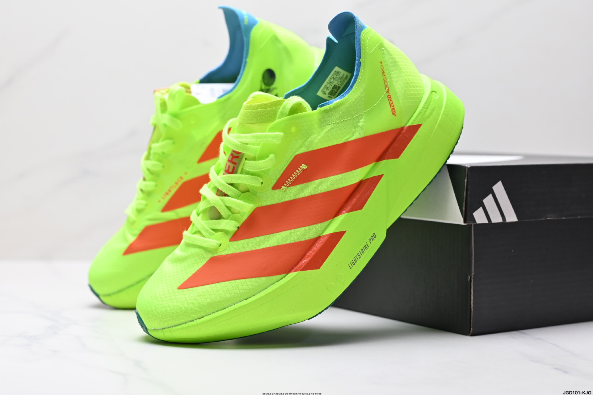 190 Adidas Adizero Adios Pro 4M 马拉松飞线贾卡轻质透气休闲运动跑步鞋  JQ1571