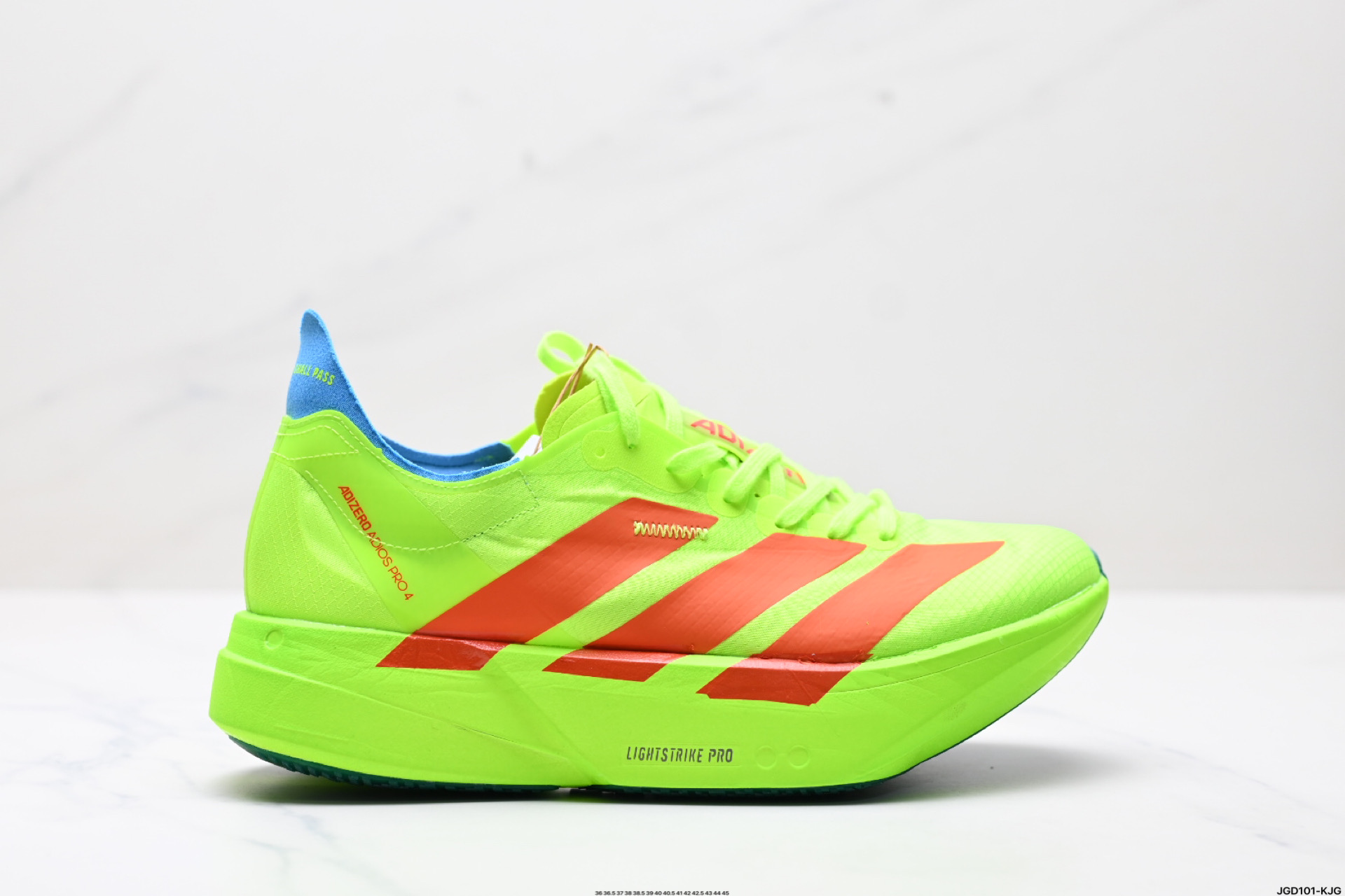 190 Adidas Adizero Adios Pro 4M 马拉松飞线贾卡轻质透气休闲运动跑步鞋  JQ1571