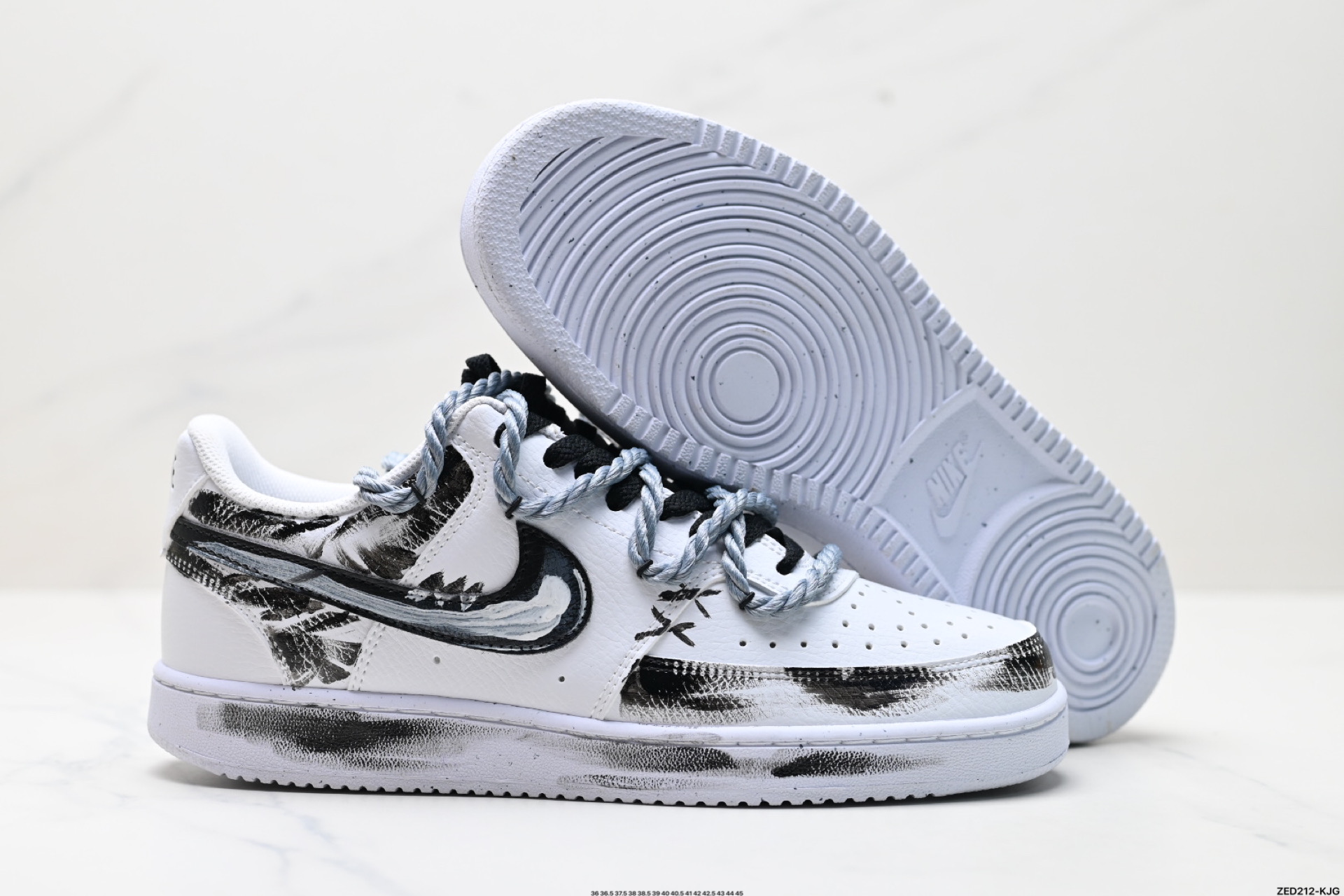 270 NIKE COURT VISION LO ‘DIY’定制 低帮百搭 透气休闲运动板鞋   DH2987-211