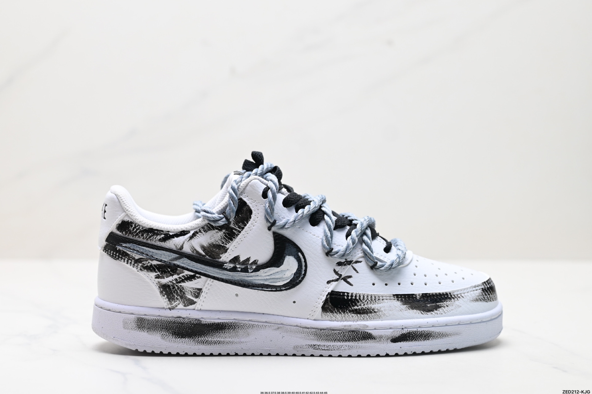 270 NIKE COURT VISION LO ‘DIY’定制 低帮百搭 透气休闲运动板鞋   DH2987-211