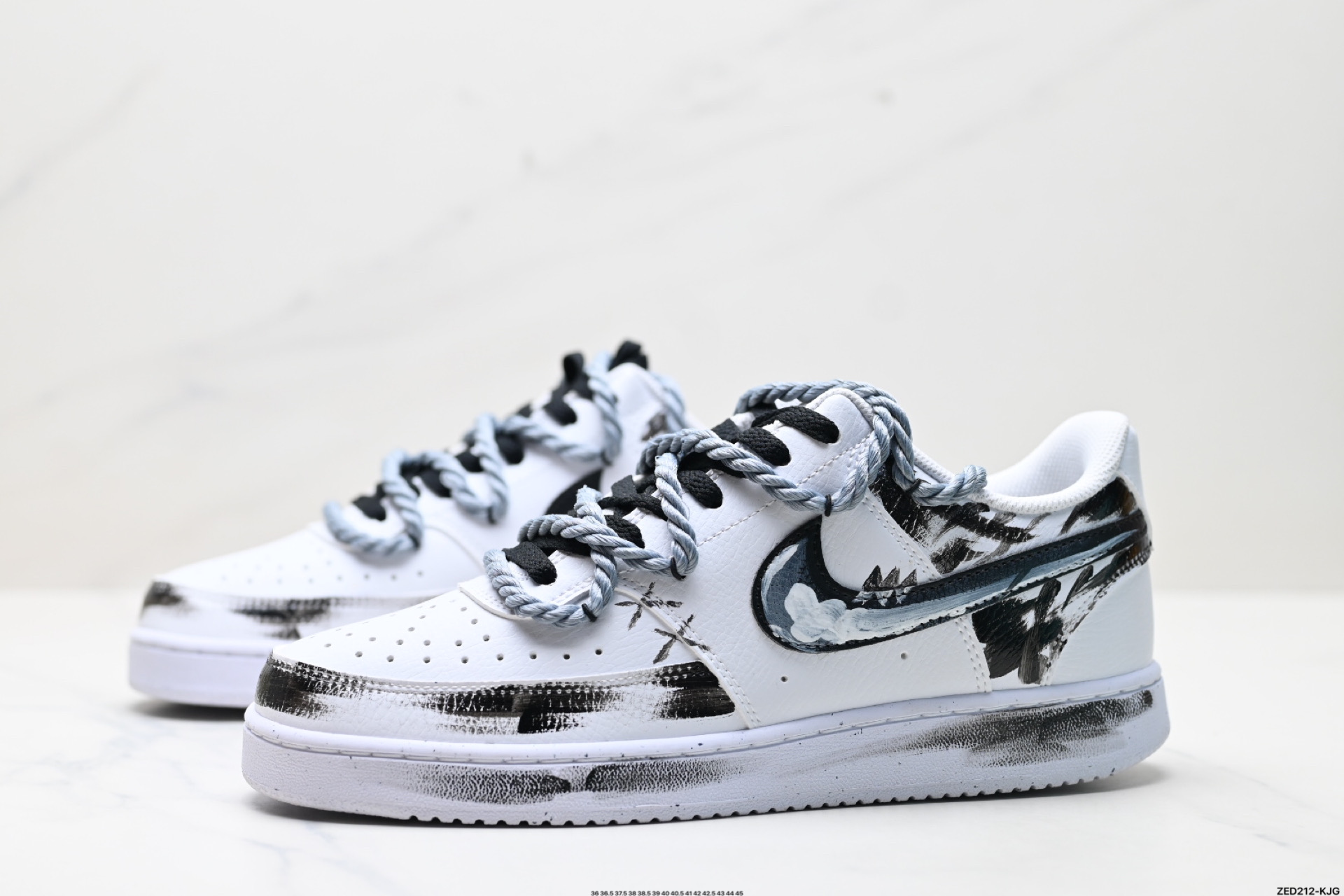 270 NIKE COURT VISION LO ‘DIY’定制 低帮百搭 透气休闲运动板鞋   DH2987-211