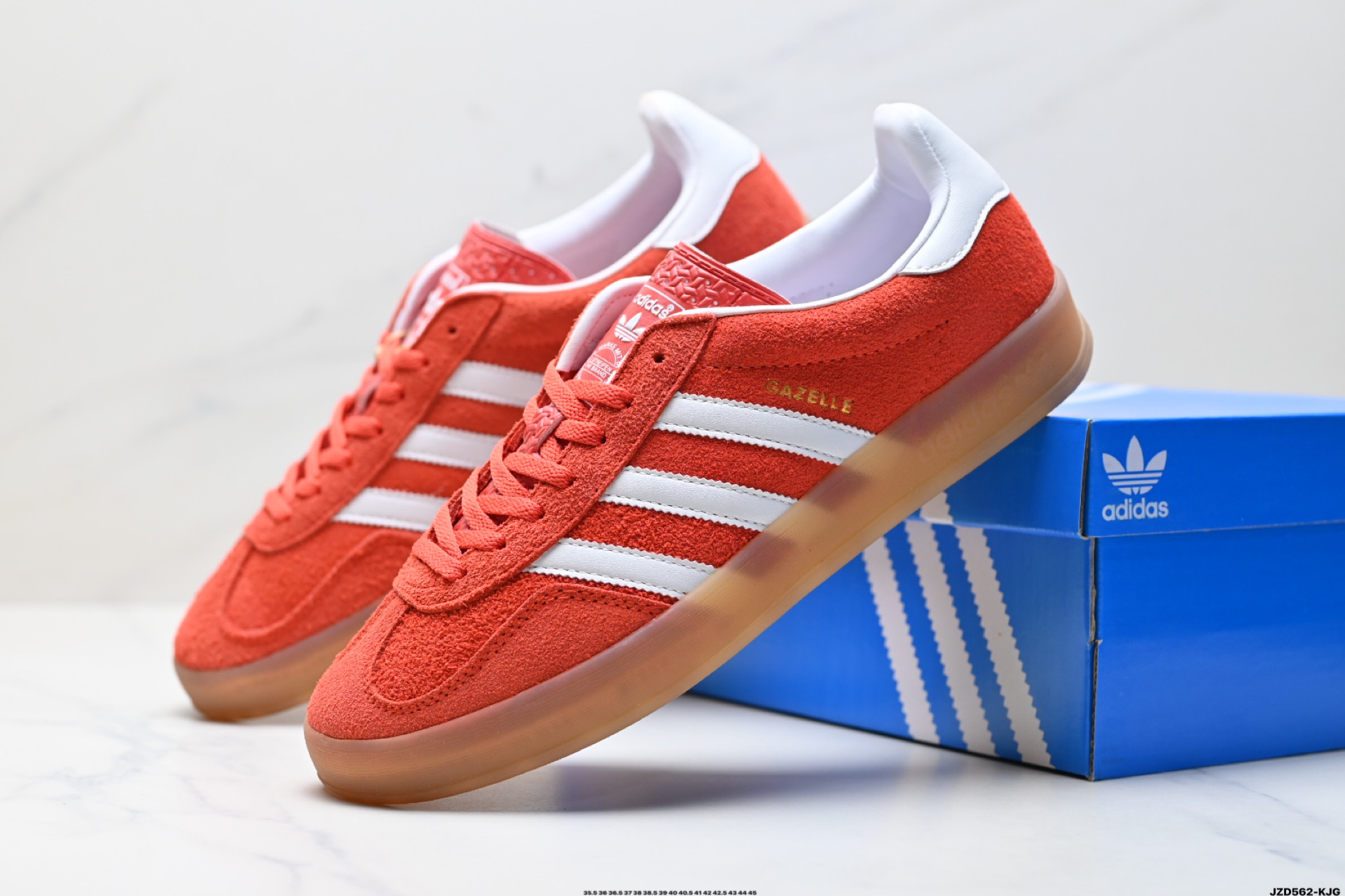 150 adidas Originals Gazelle Indoor 三叶草休闲防滑耐磨低帮板鞋  JI2717