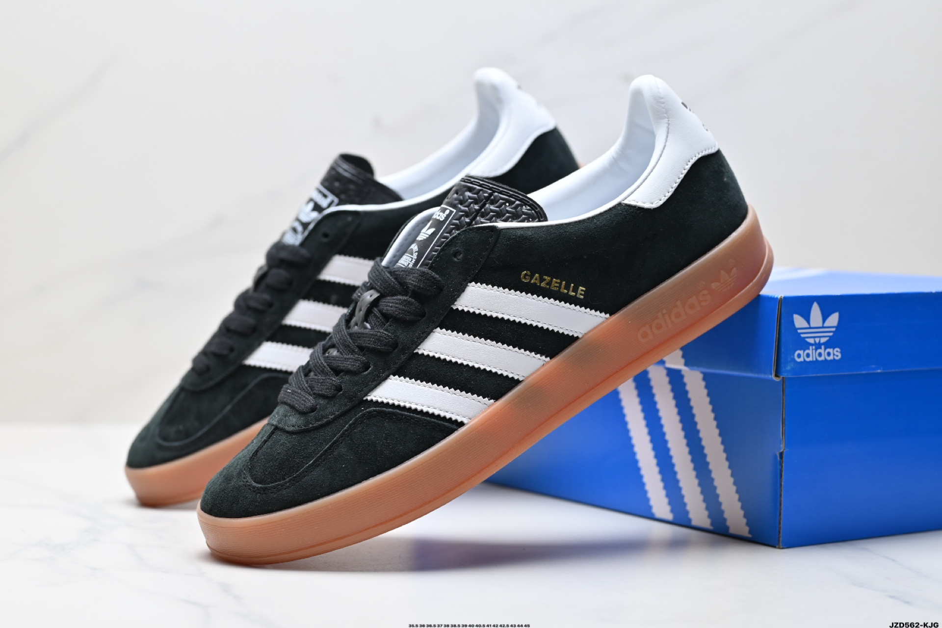150 adidas Originals Gazelle Indoor 三叶草休闲防滑耐磨低帮板鞋  JI2717