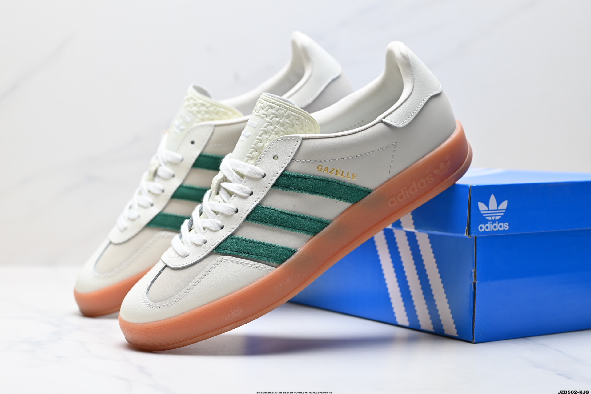 150 adidas Originals Gazelle Indoor 三叶草休闲防滑耐磨低帮板鞋  JI2717