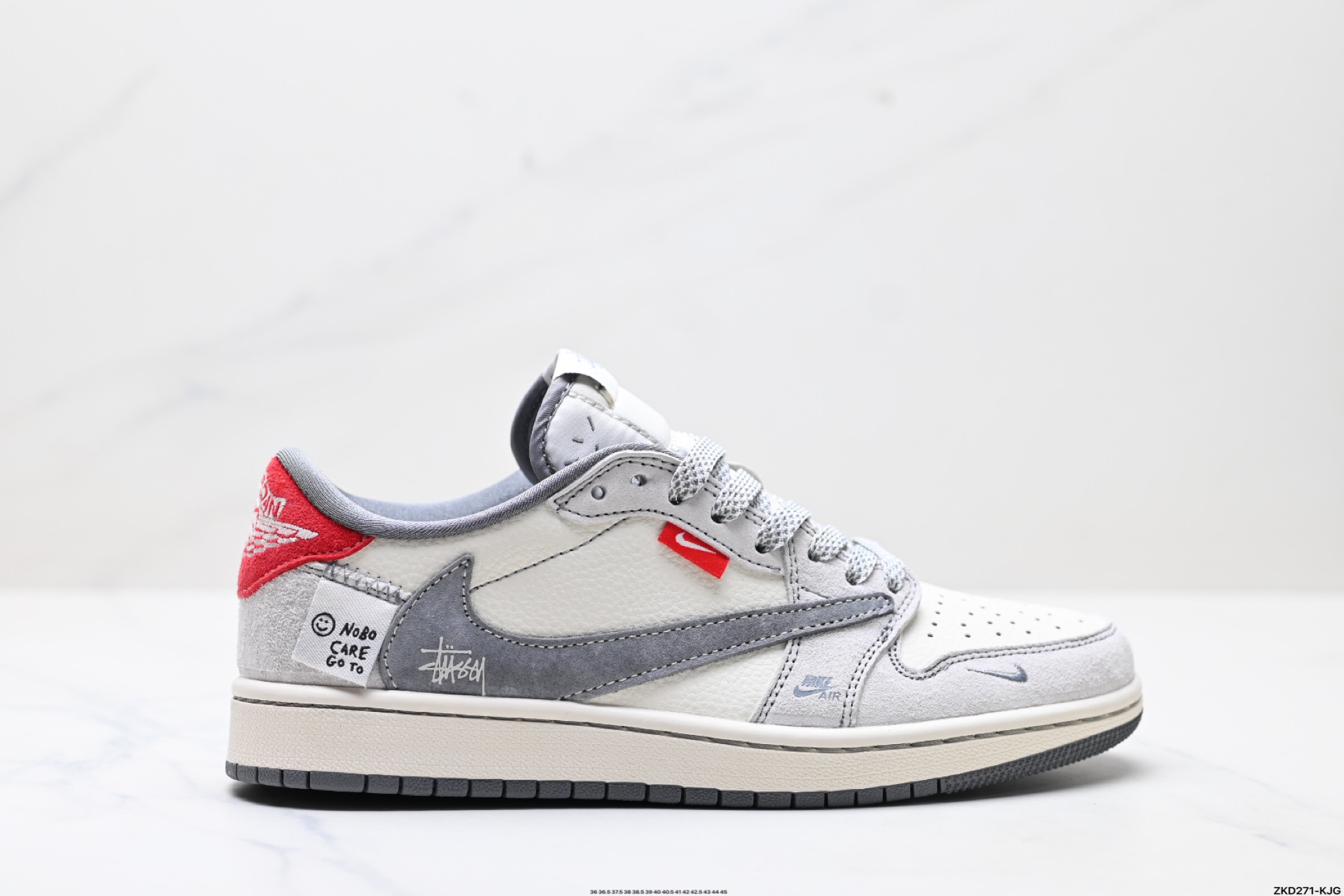 280 AJ1倒勾Travis Scott x Air Jordan 1 ” Reverse Mocha “ AJ1乔1 TS 闪电 联名倒钩 低帮文化篮球鞋   YX5066-300