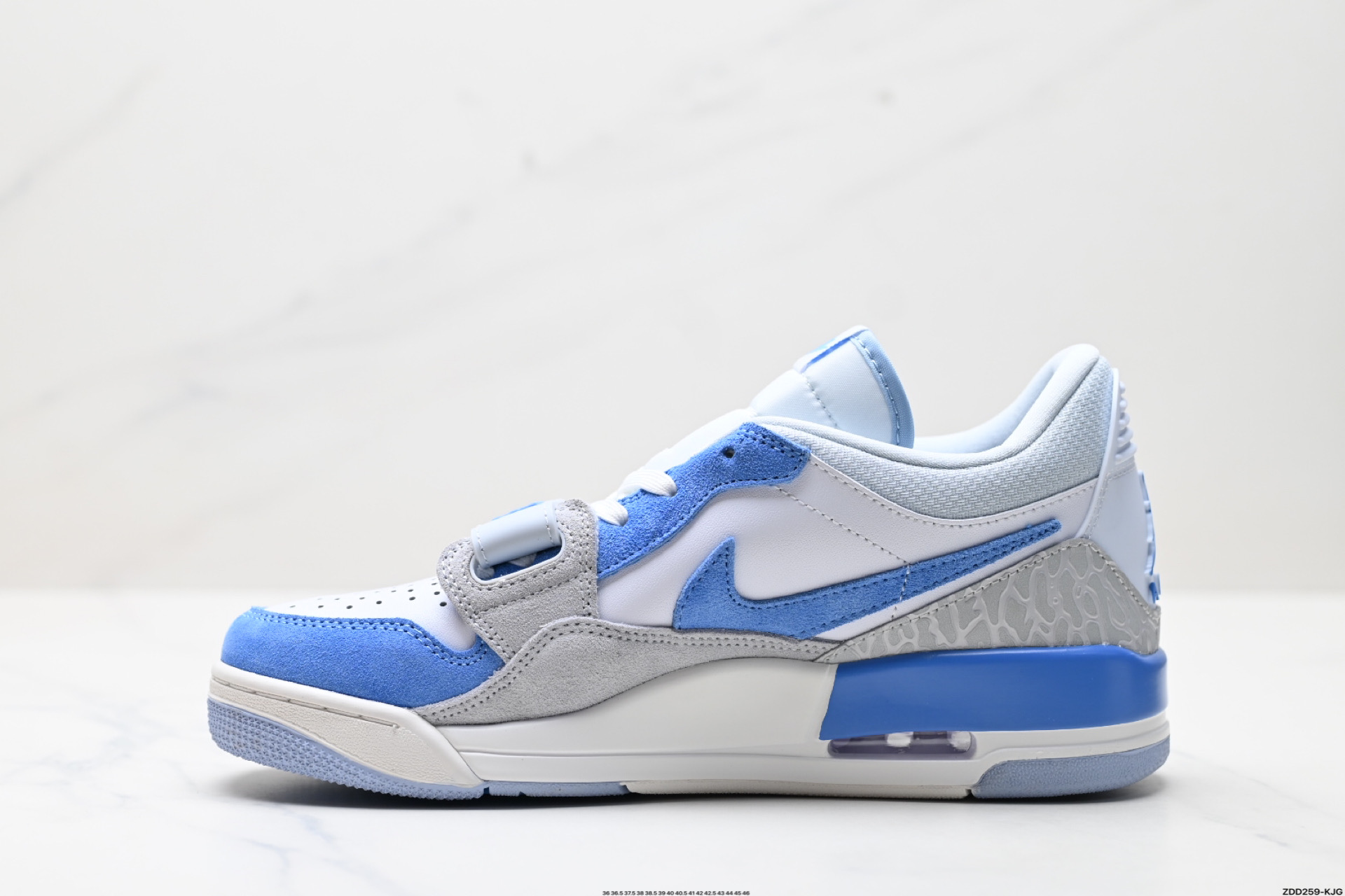 240 耐克Nike Air Jordan Legacy 312 Low”White/Grey Fog/Blue/Red“乔丹最强三合一混合版本低帮文化休闲运动篮球鞋  CD7069-141